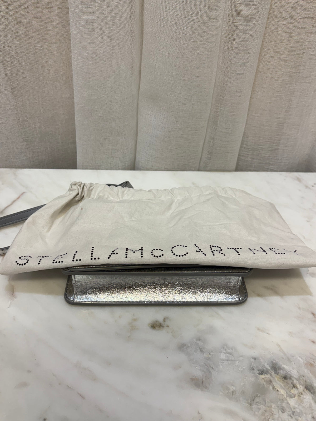 Stella McCartney Silver Crossbody Bag WDB