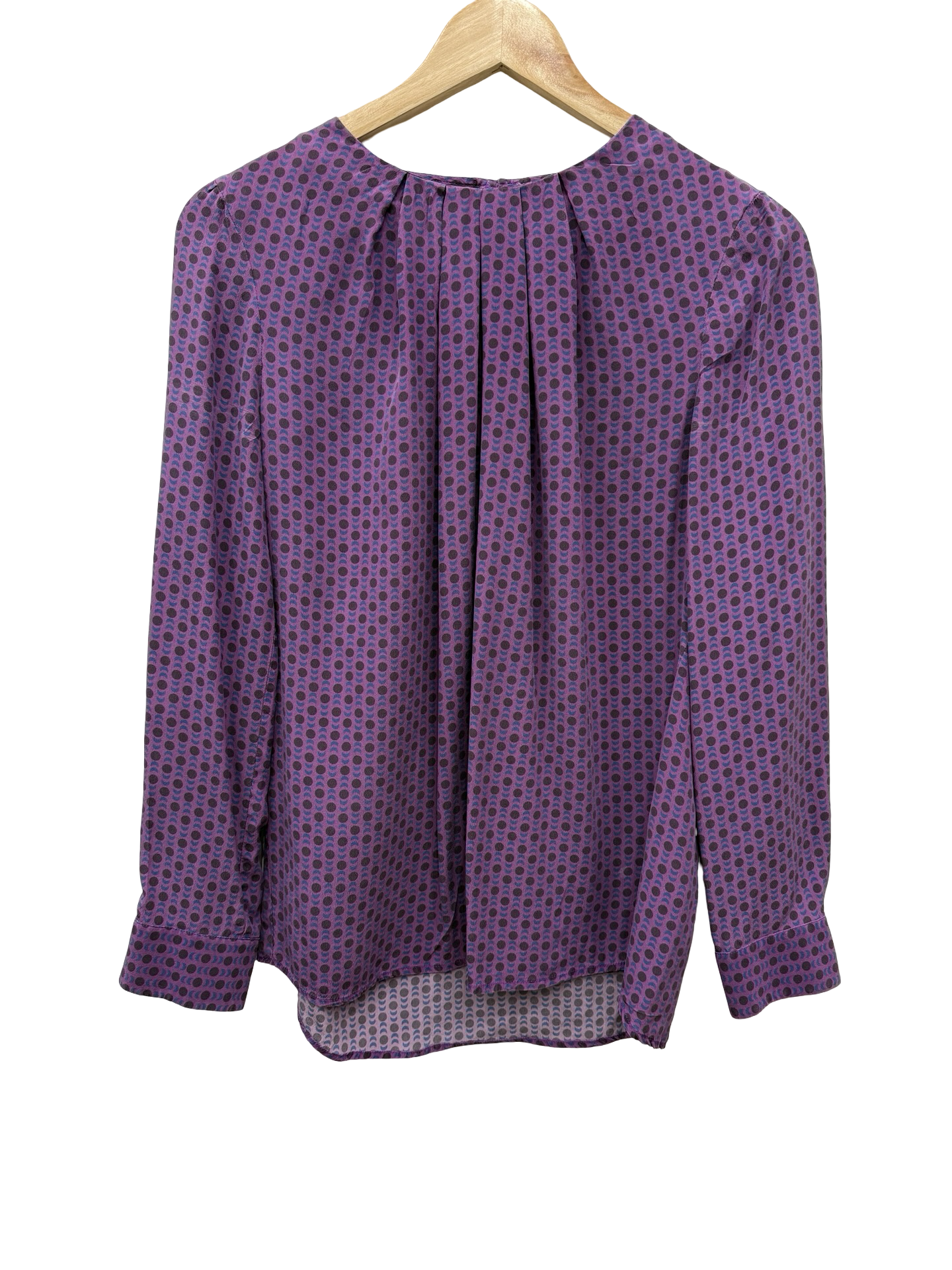 Anna Thomas Purple Print L/S Shirt 10