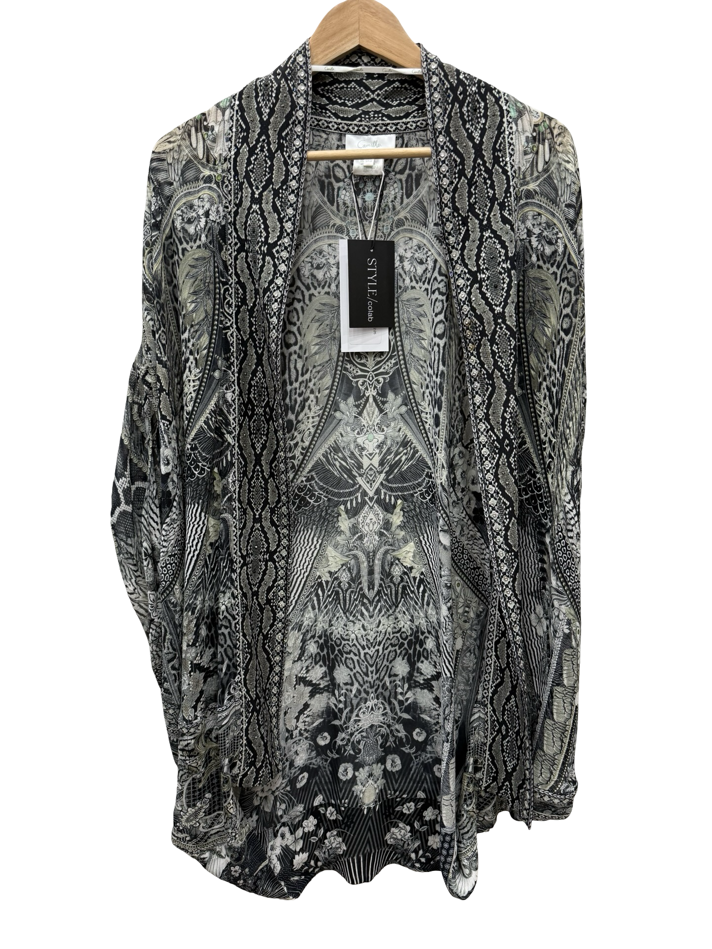 Camilla Grey Kimono O/S