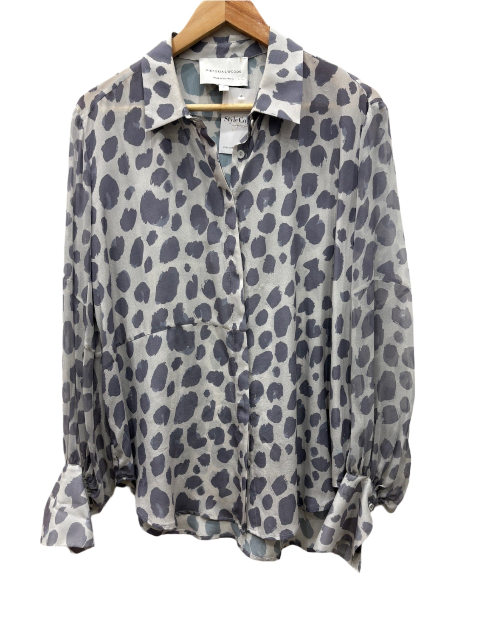 Viktoria & Woods Grey Print Shirt 2