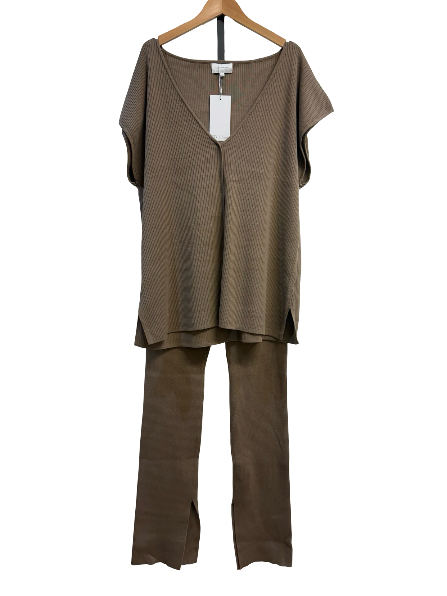 Friends w Frank Brown Knit Top M/L