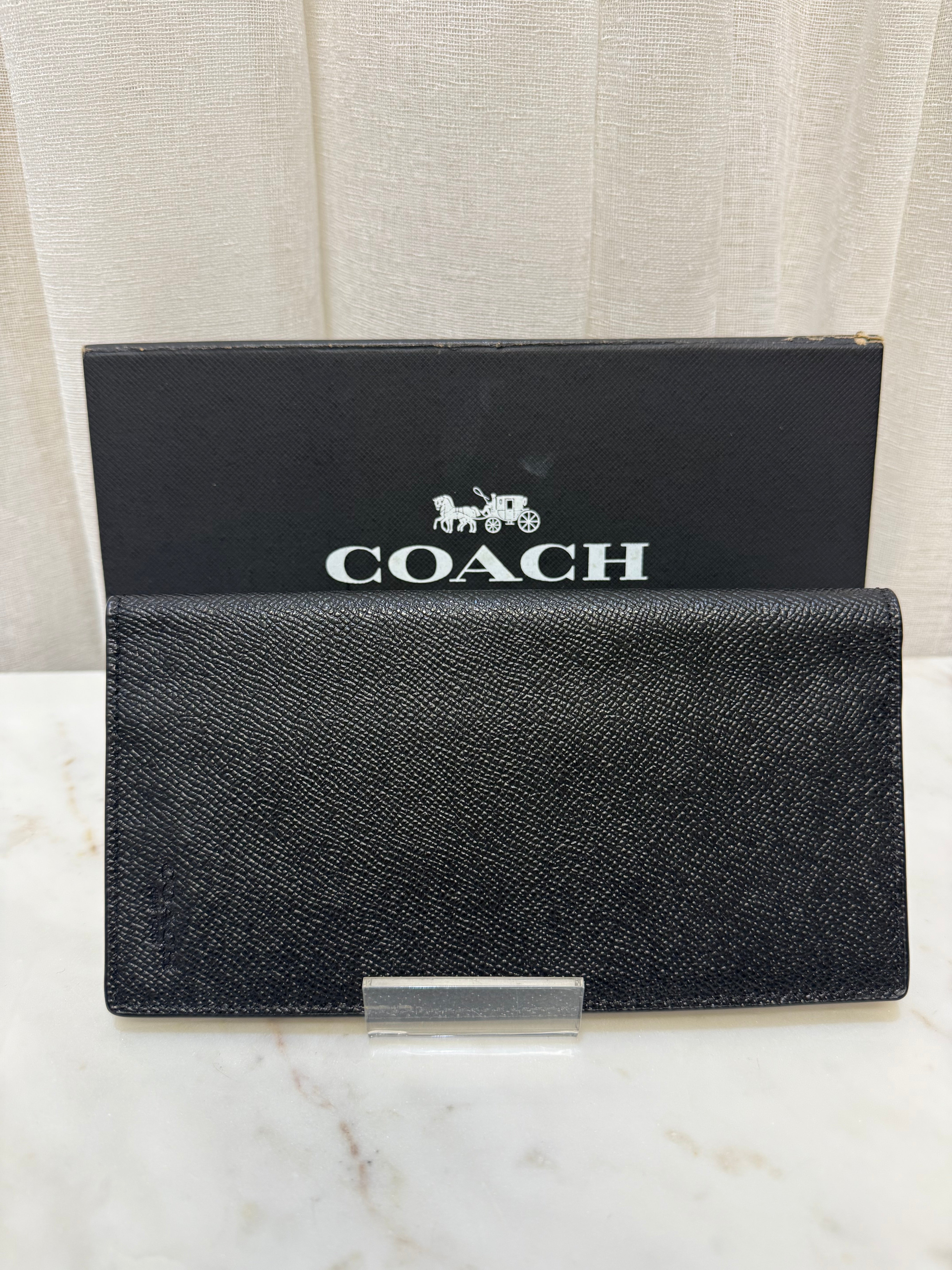Coach Black Long Wallet WB