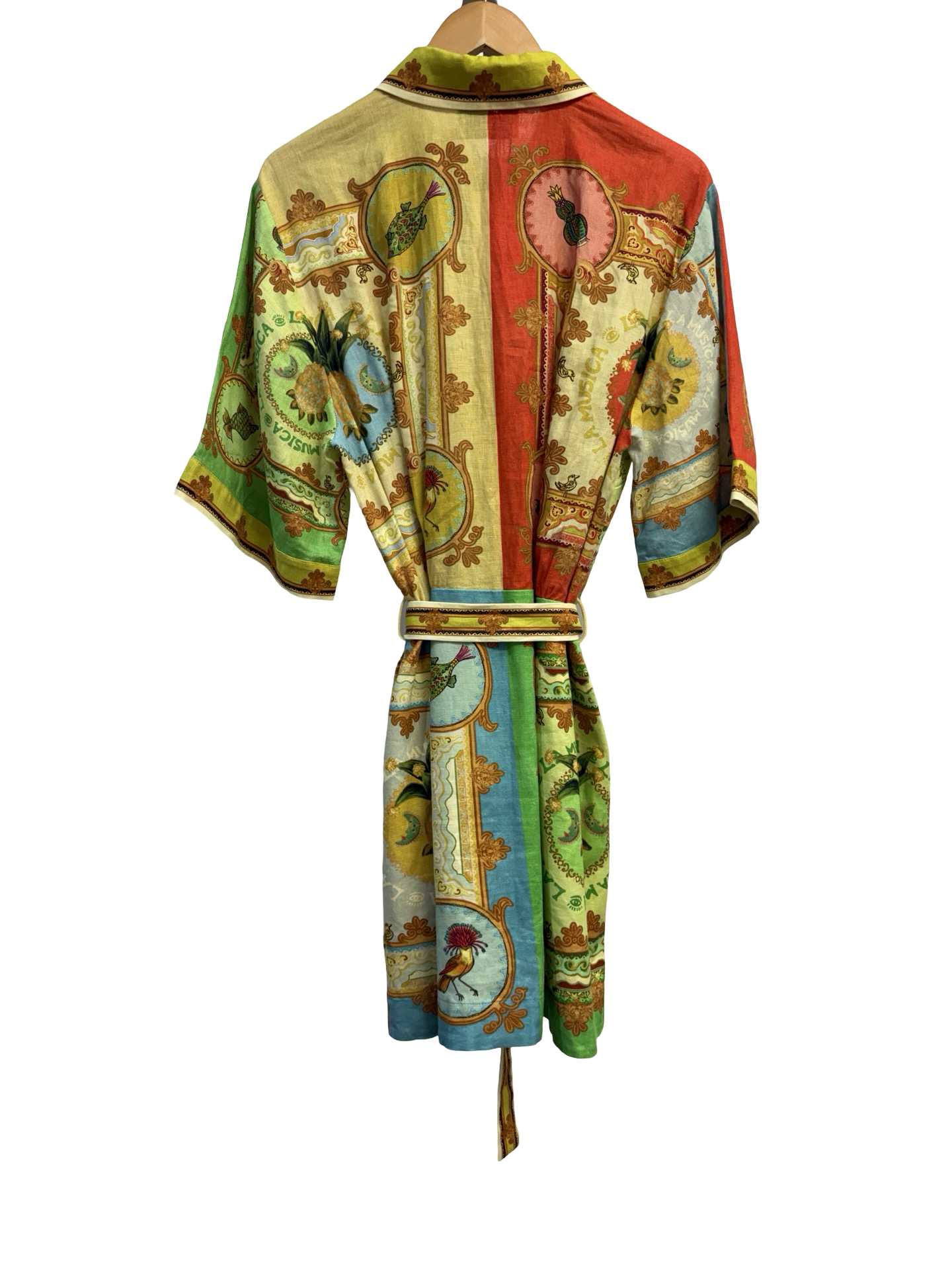 ALEMAIS Linen Shirt Dress Mini 16