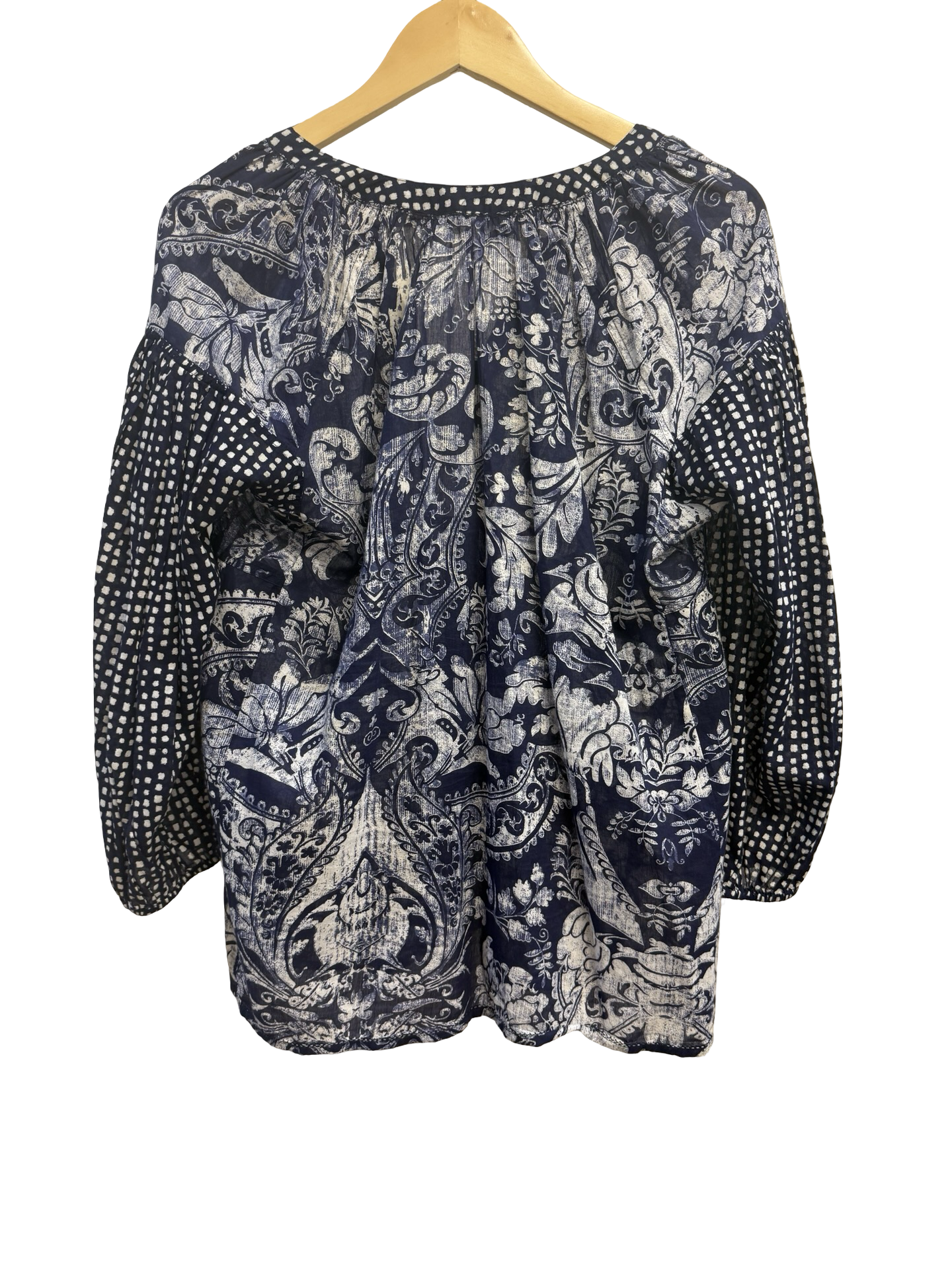 Lola Blue/Wte Blouse 8