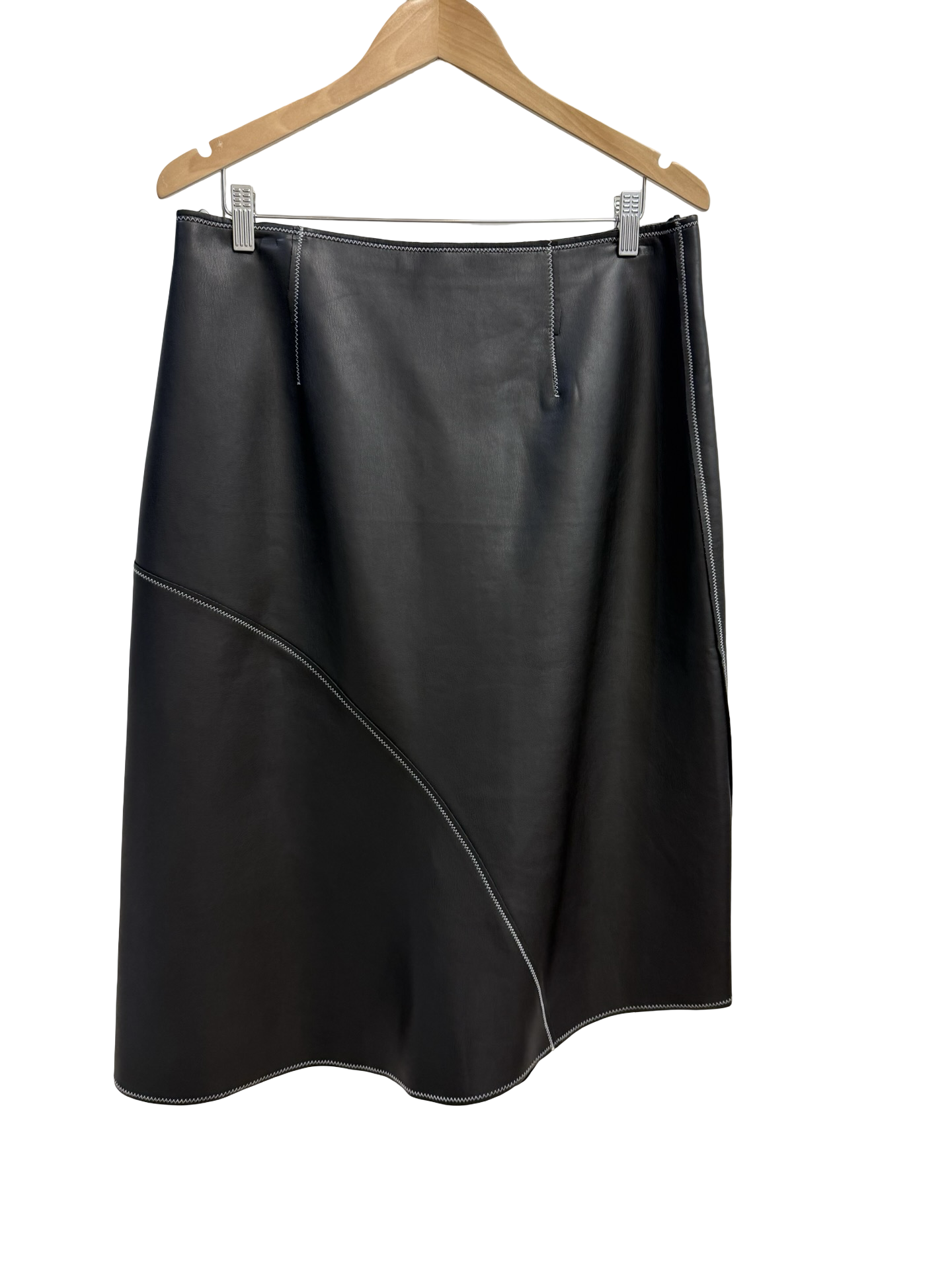 Lounge Black Plether Skirt L