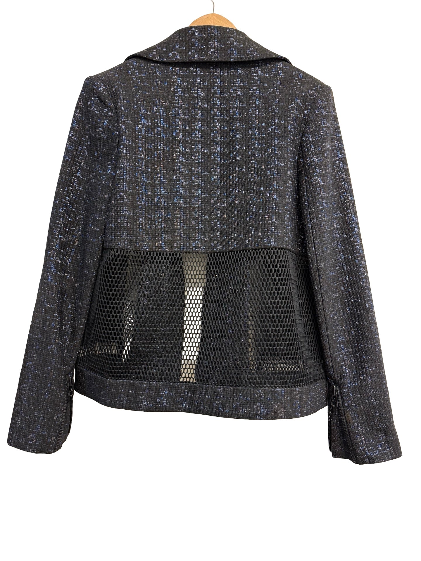 Life with Bird Blue/ Black Blazer 2