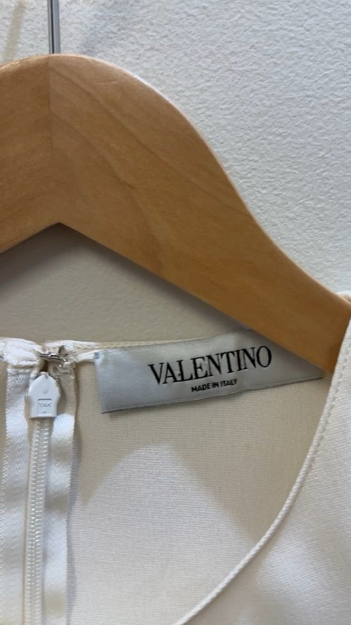 Valentino Cream Blouse 44