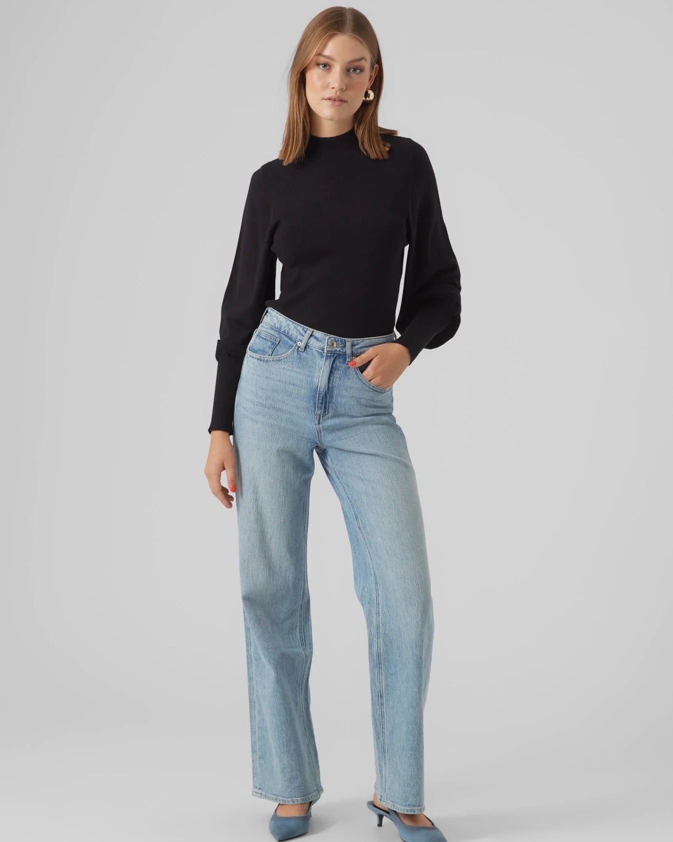 Vera Moda Holly Black Knit