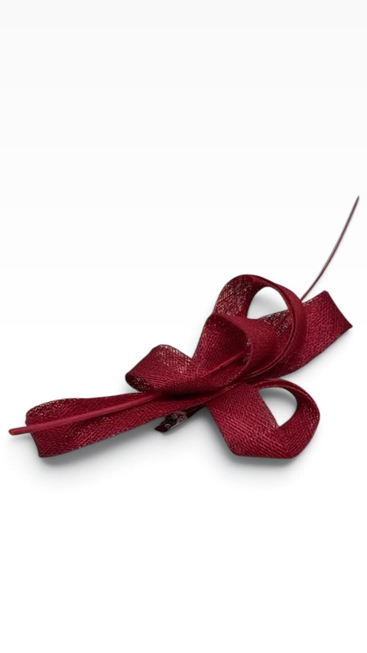 No Brand Red Fascinator O/S
