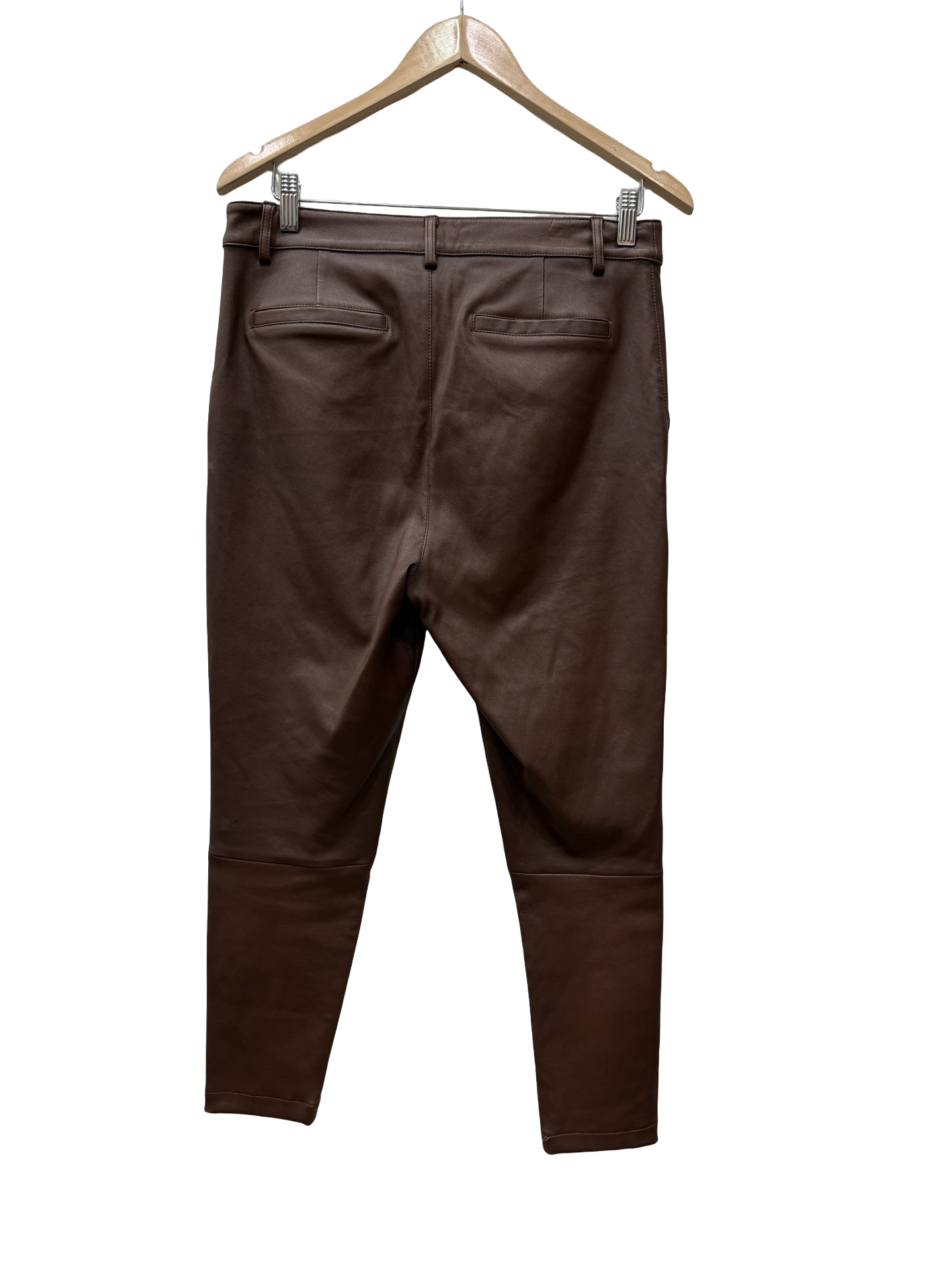 Luxe Deluxe Brown Leather Pants 10