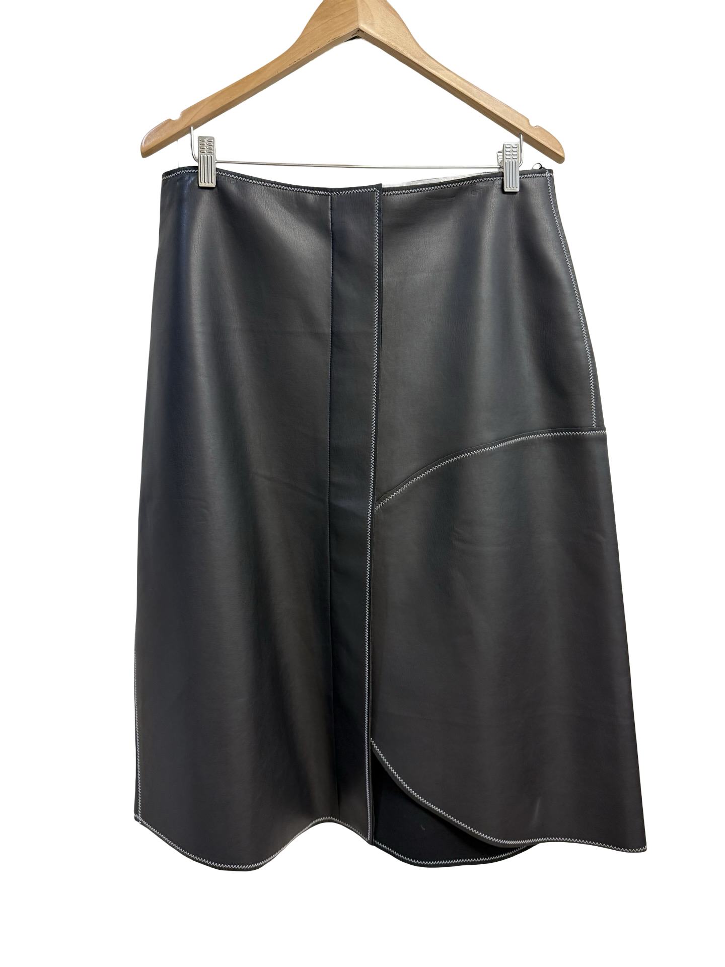 Lounge Black Plether Skirt L