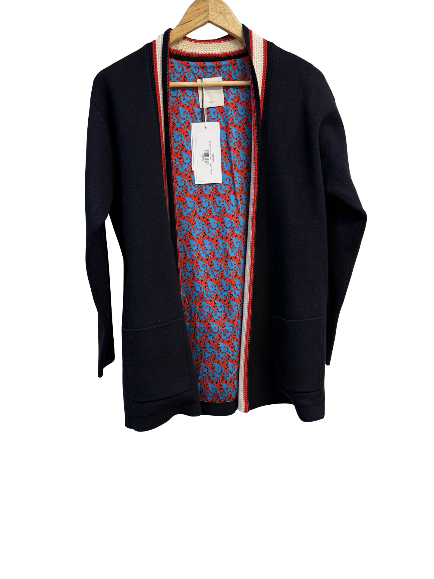 Sandro Blue Cardigan 1
