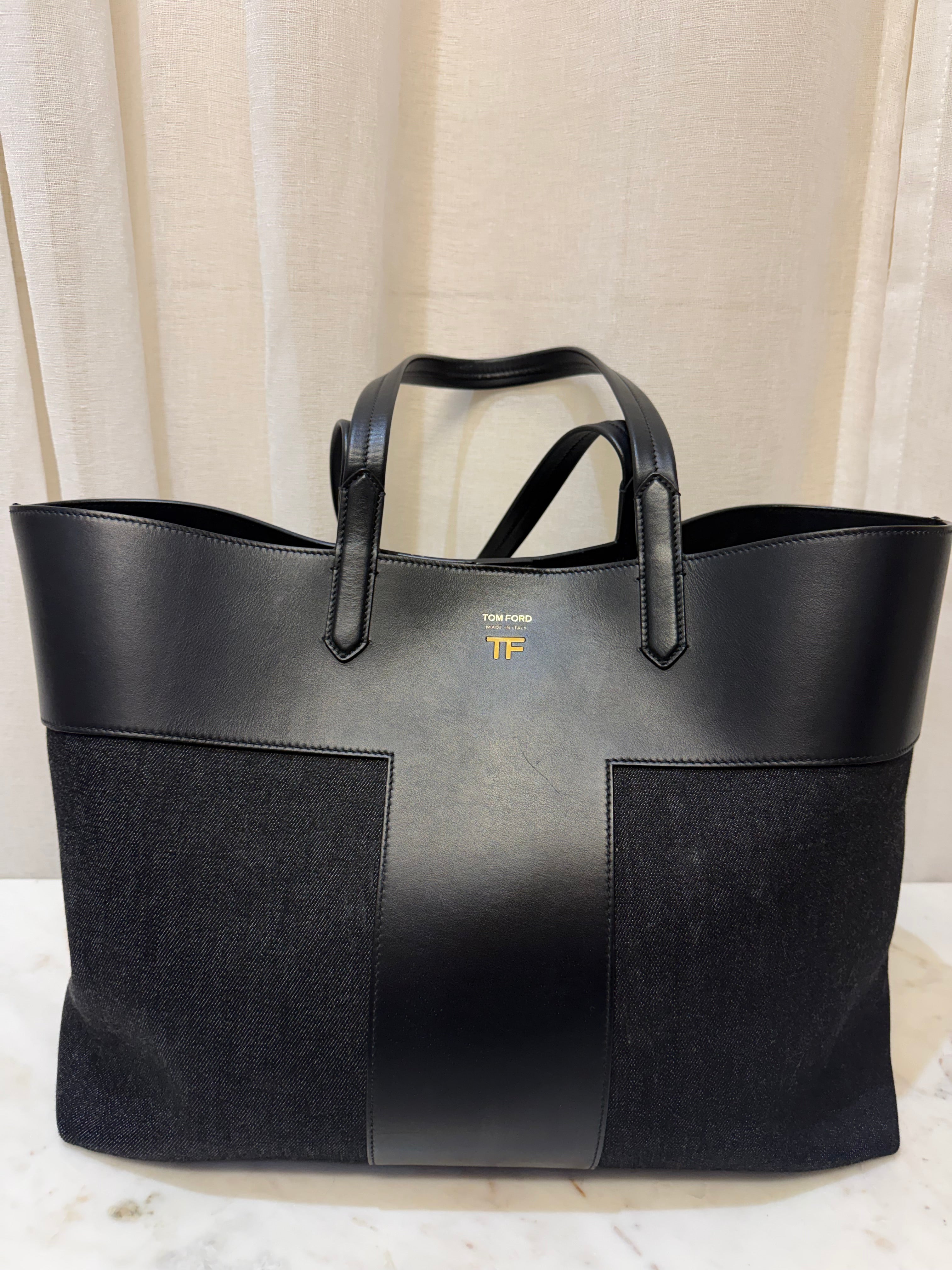 TOM FORD Black/Grey Tote