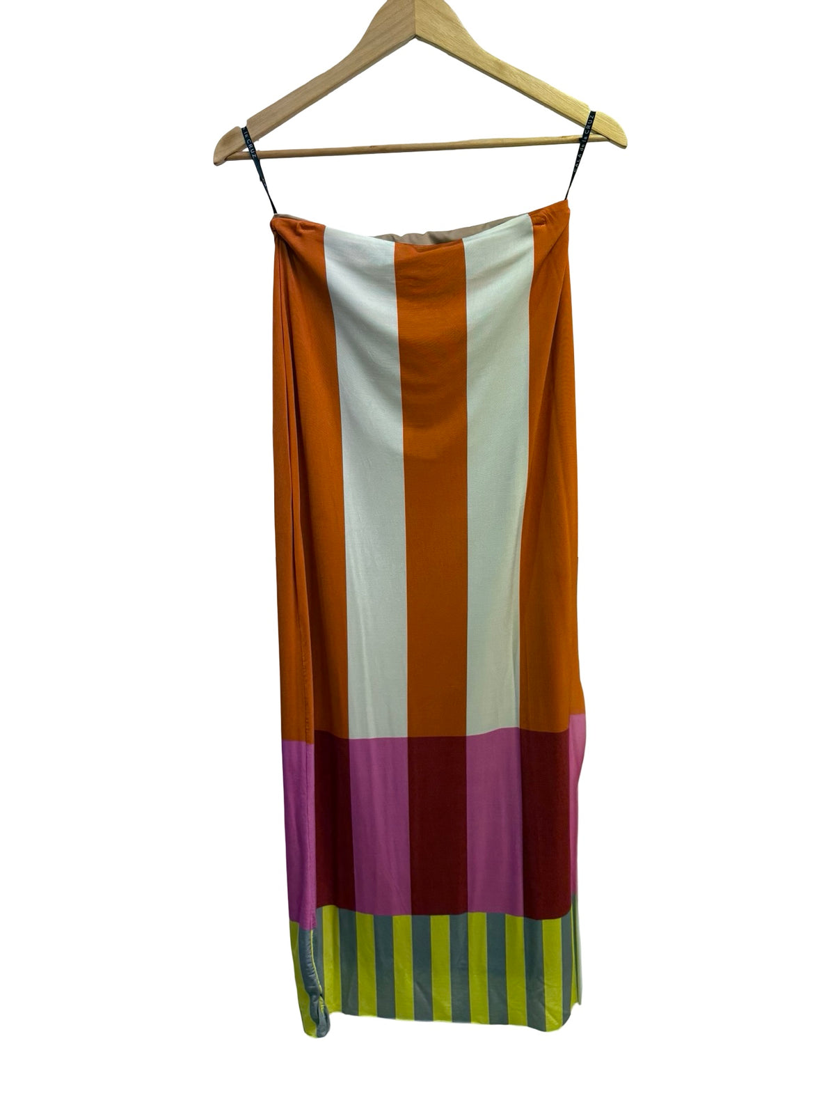 Cala de la Cruz Multi Slim Midi Skirt M