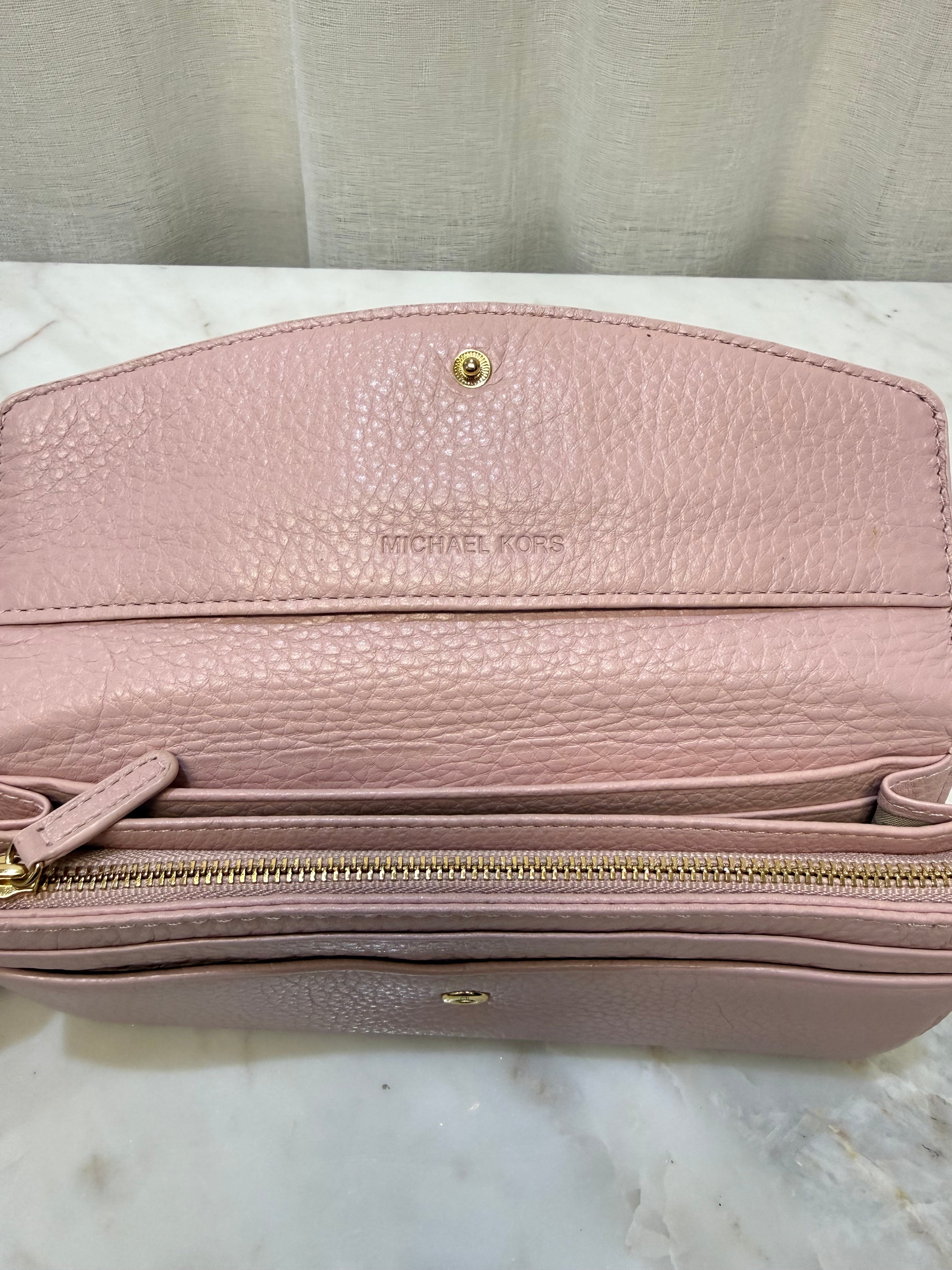 Michael Kors Pink Leather Wallet