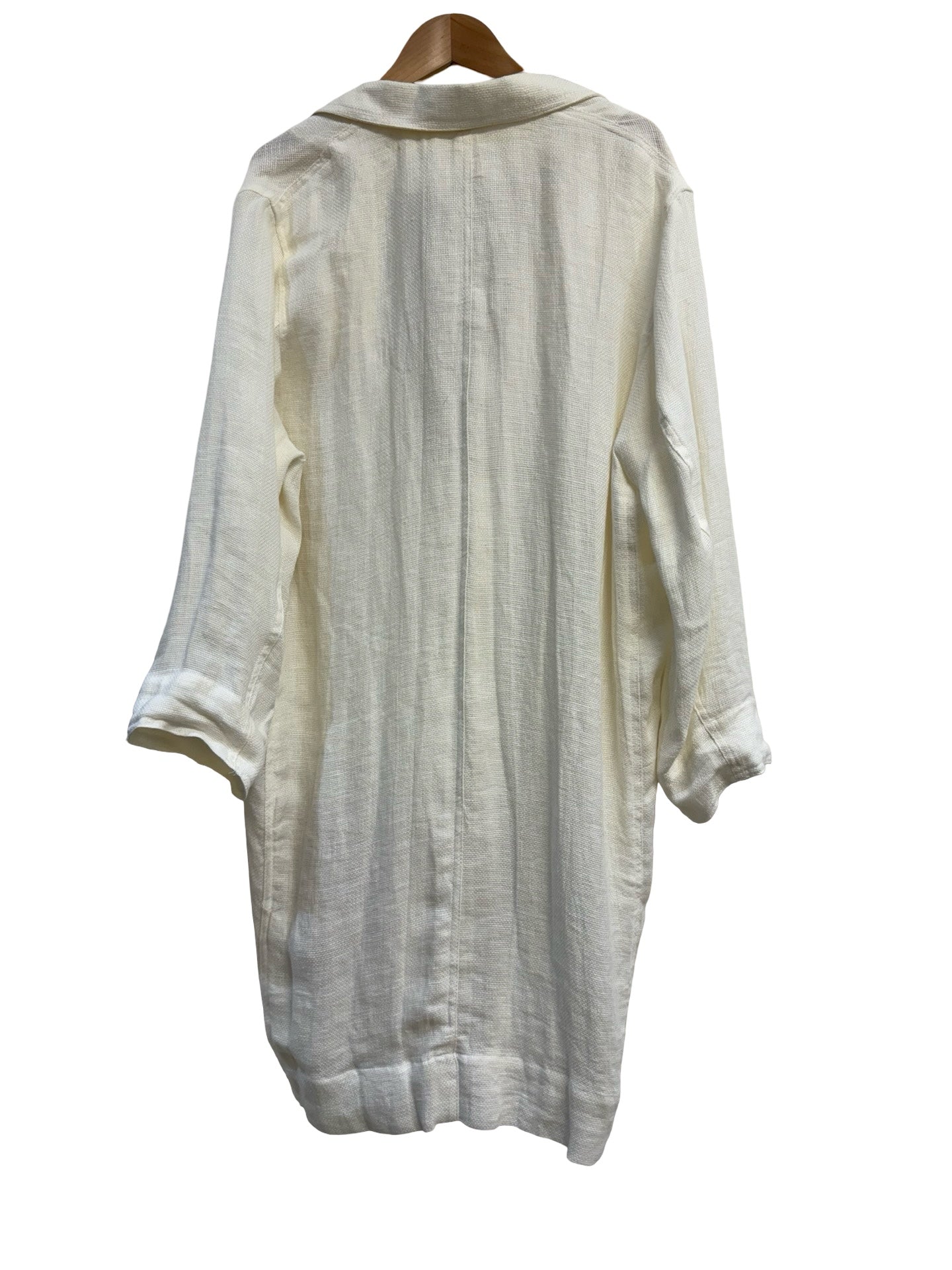 Zara Cream Linen Blazer M