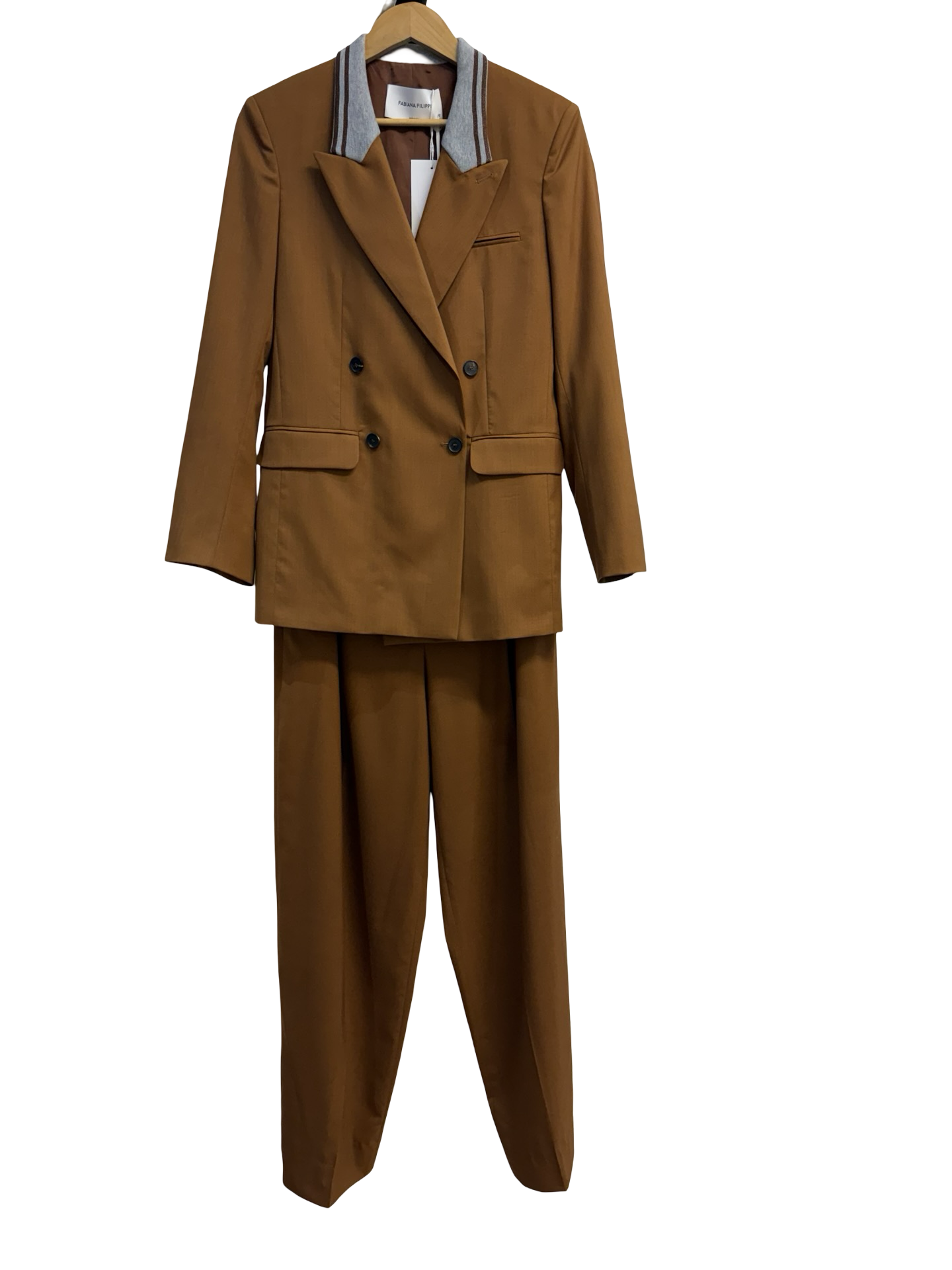 Fabiana Filippi Brown Blazer NWT 36