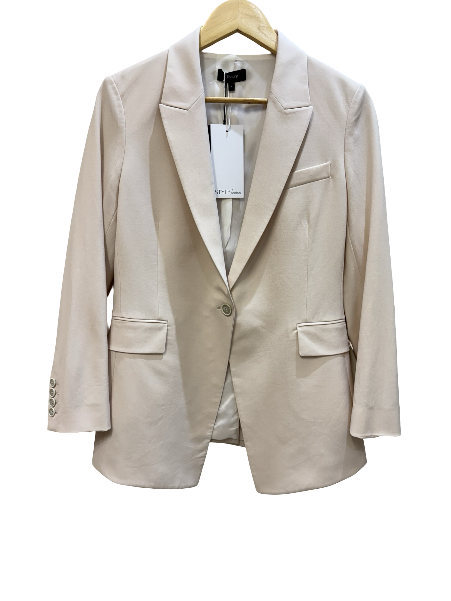 Thoery Cream Blazer 10