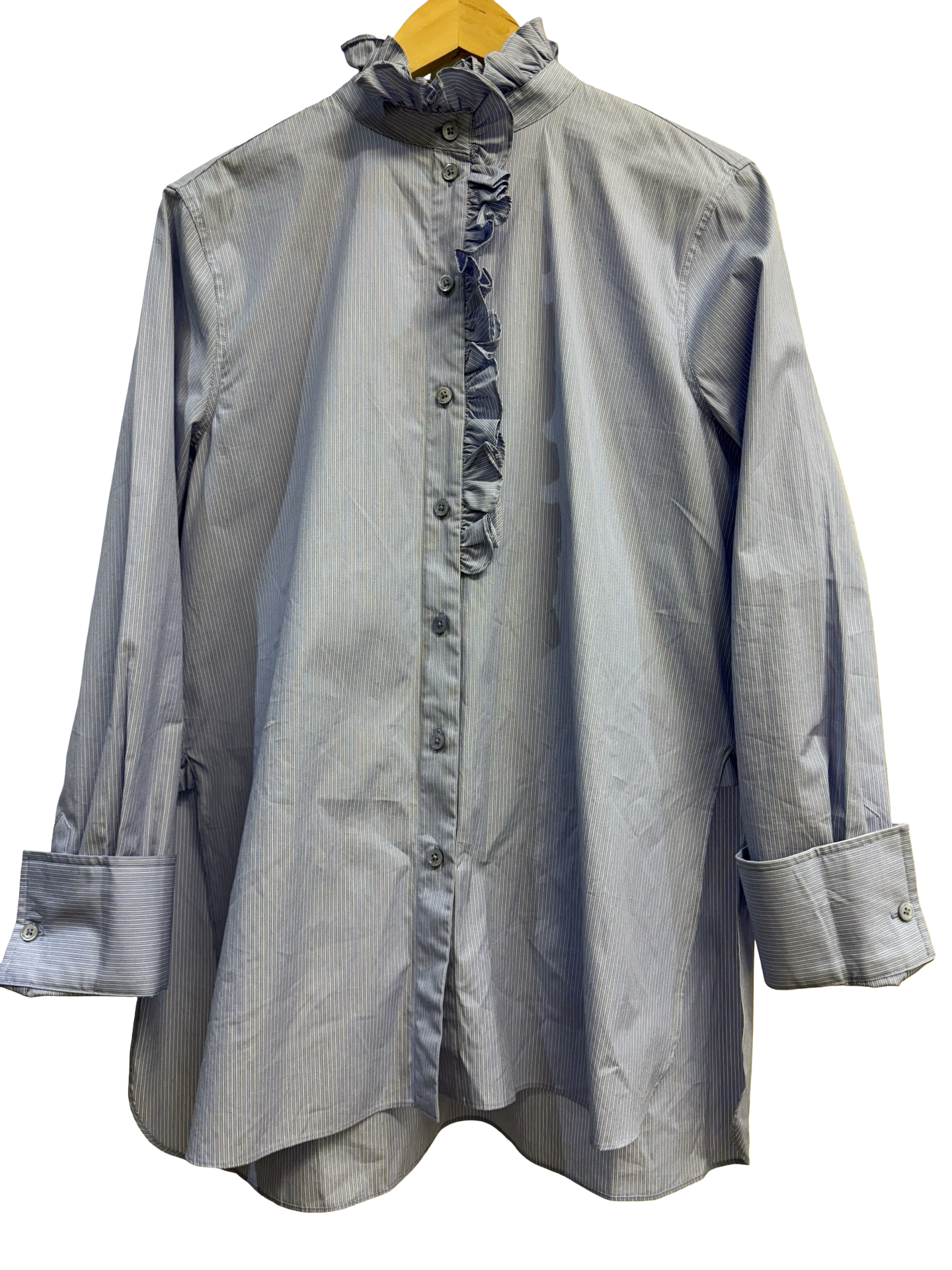 Scanlan Theodore Blue Stripe Shirt S