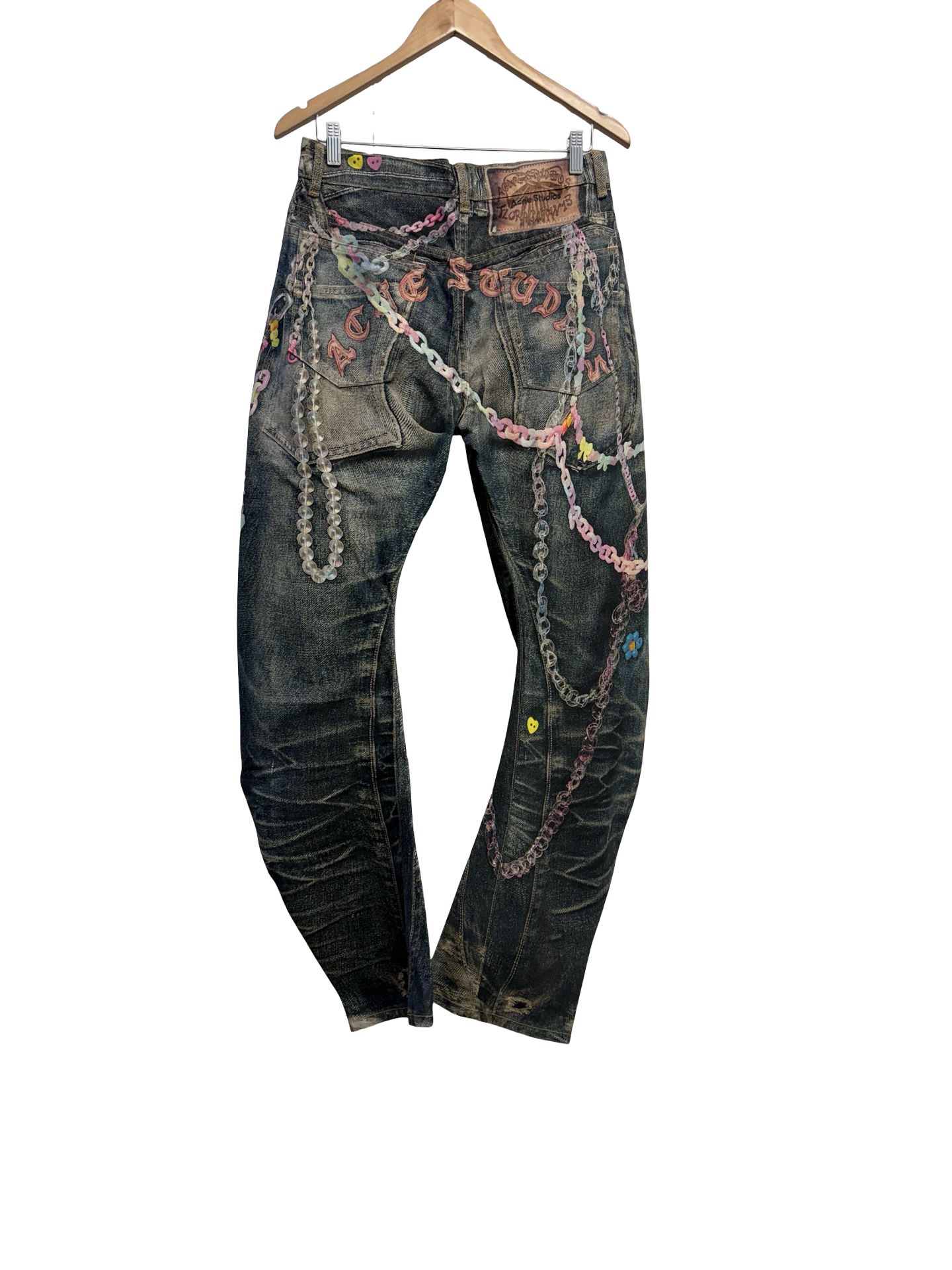 Acne Studios Curved-Leg Jeans 44 NWT