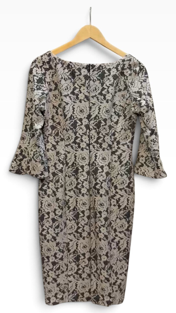 Moss & Spy Beige Black Dress 10 – preloved at STYLE/colab (photo 5 of 5)