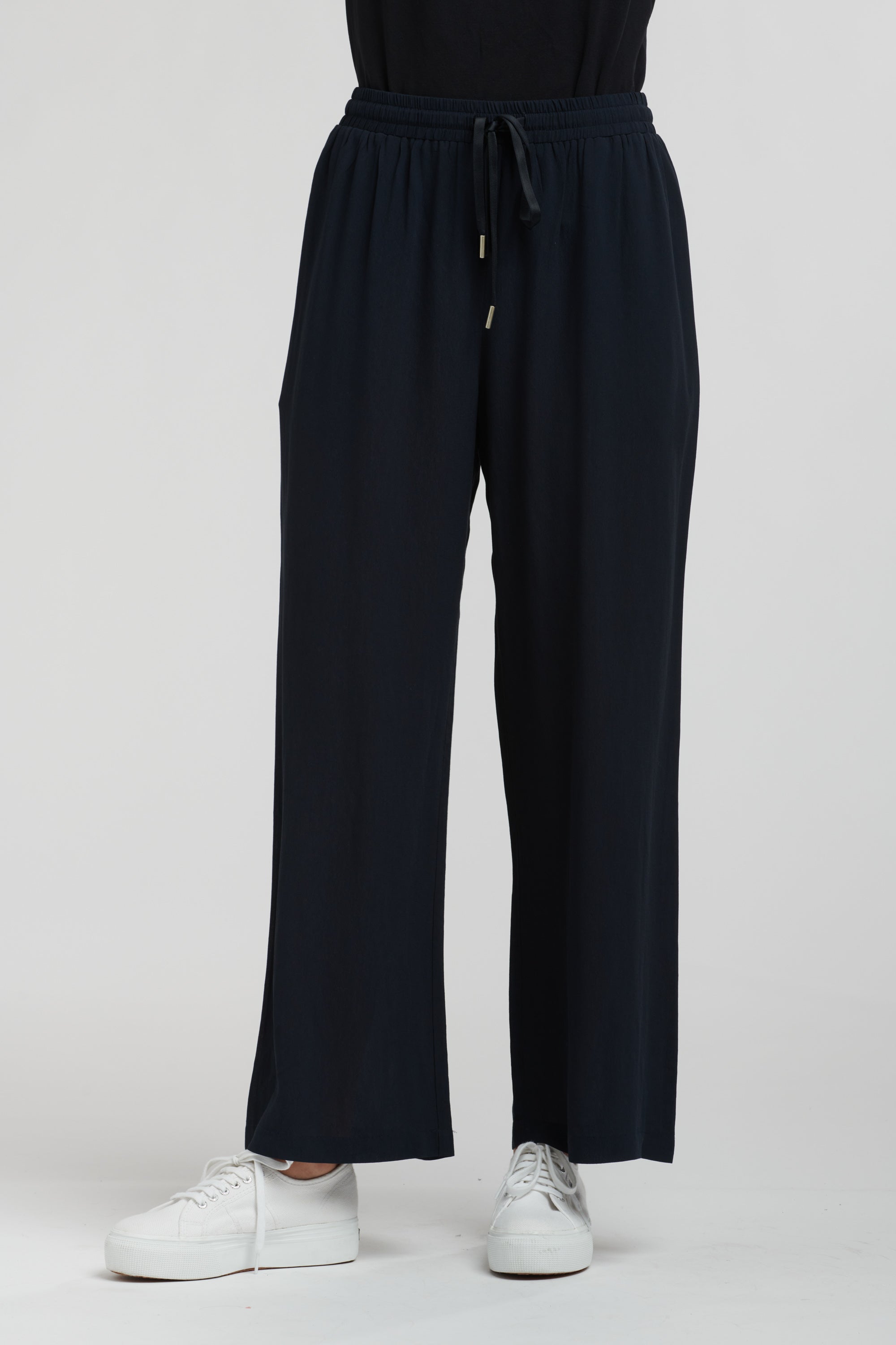 365 Days Black Crepe Pants