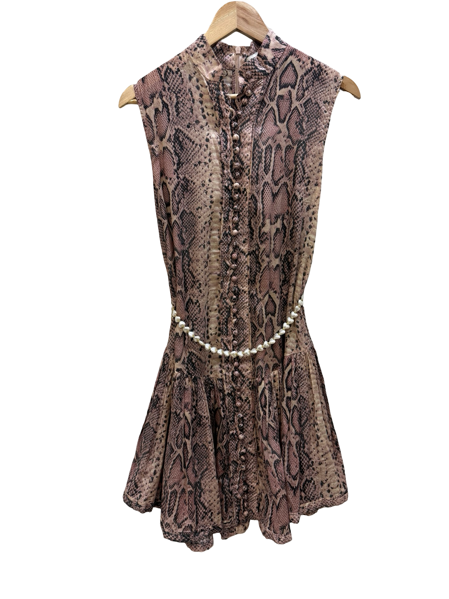 ZIMMERMAN SNAKE PRINT DRESS SIZE 1