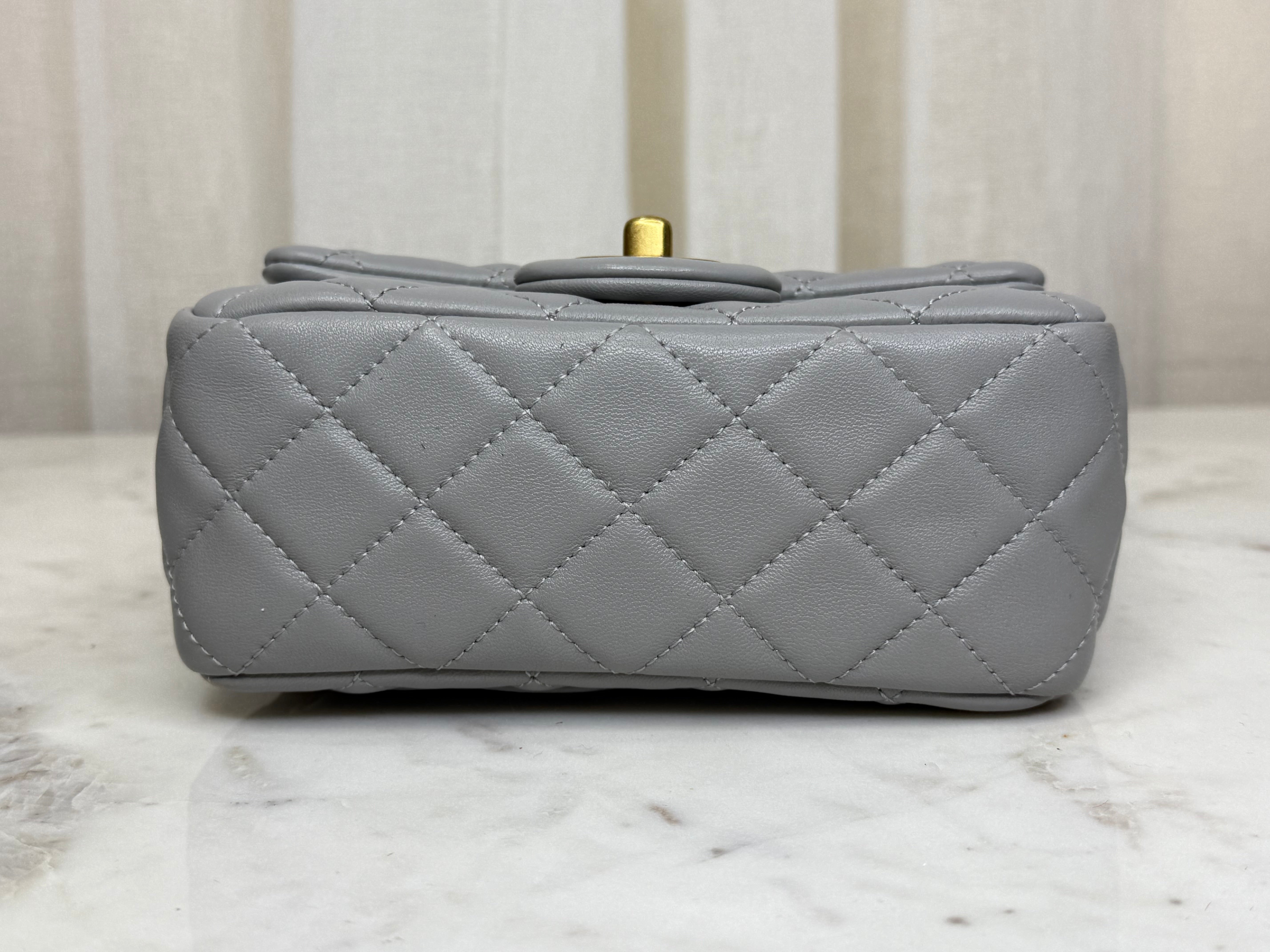Chanel Grey Mini Classique