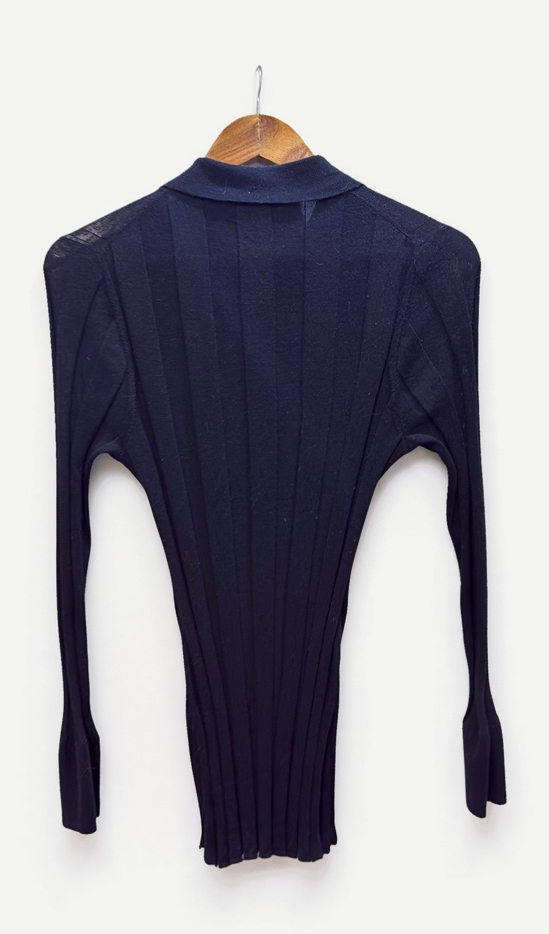 Veronica Maine Black Knit Top L