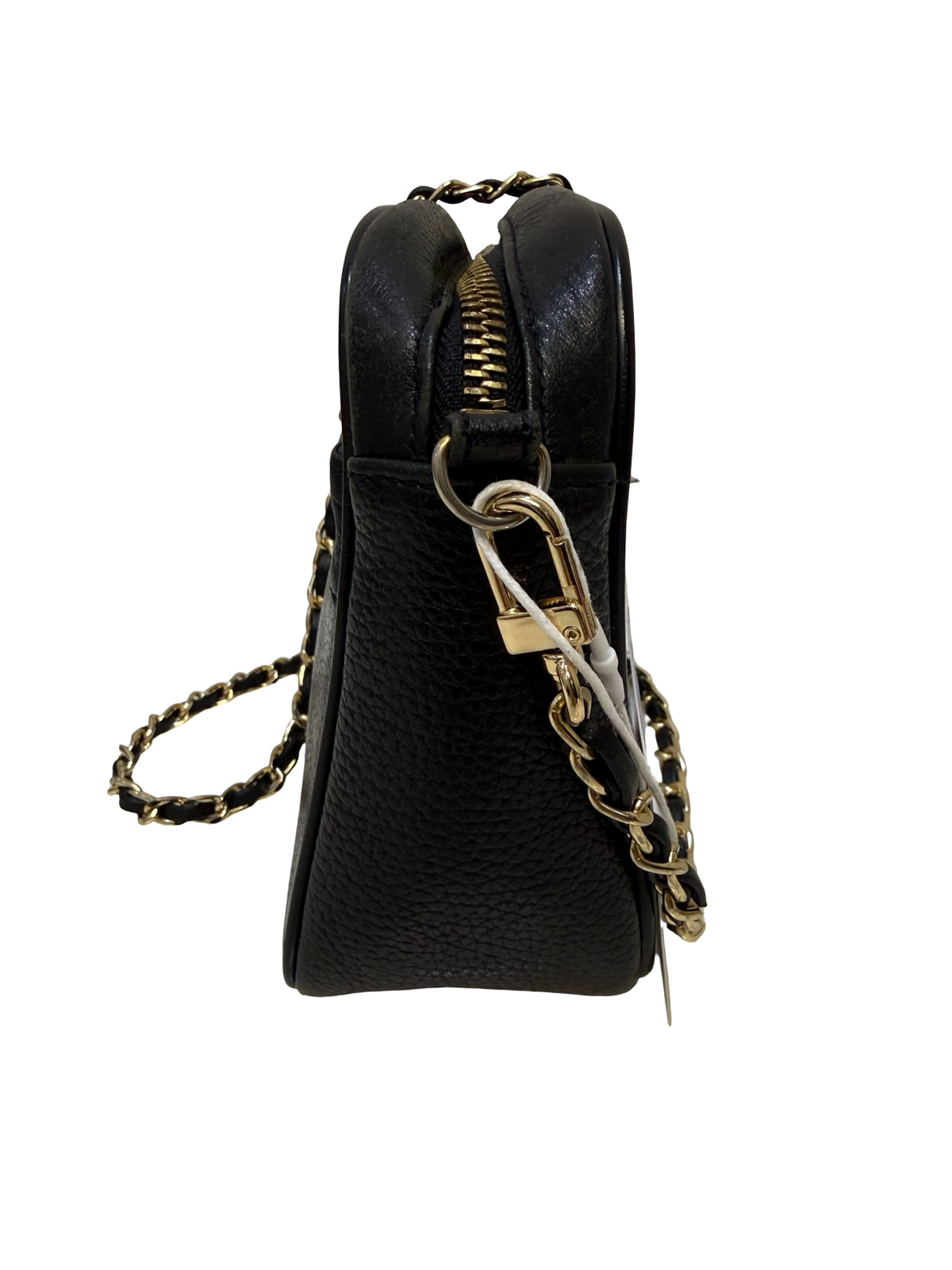 Black MCM Pebbled Leather Camera Bag
