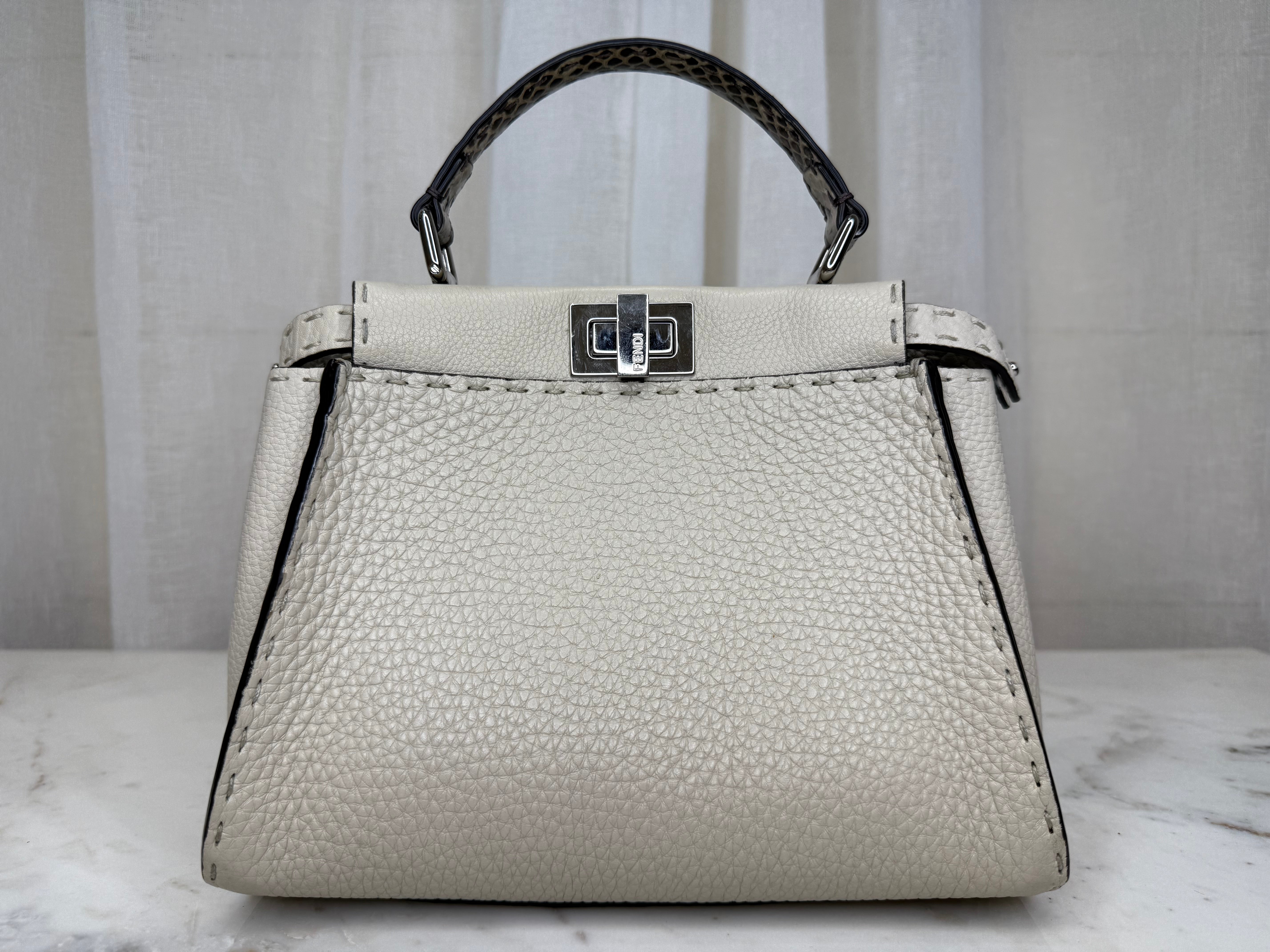 Fendi Neutral Small Peekaboo