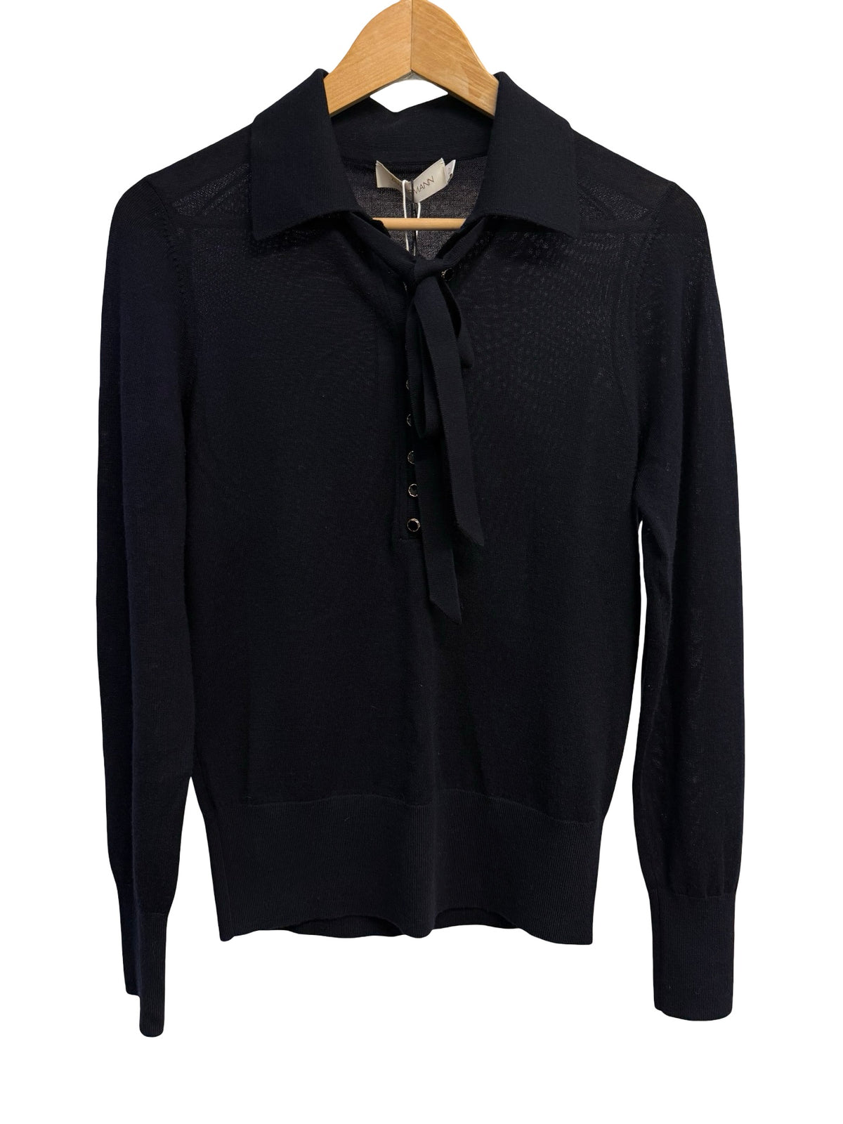 Zimmermann Deep Navy Knit top 2