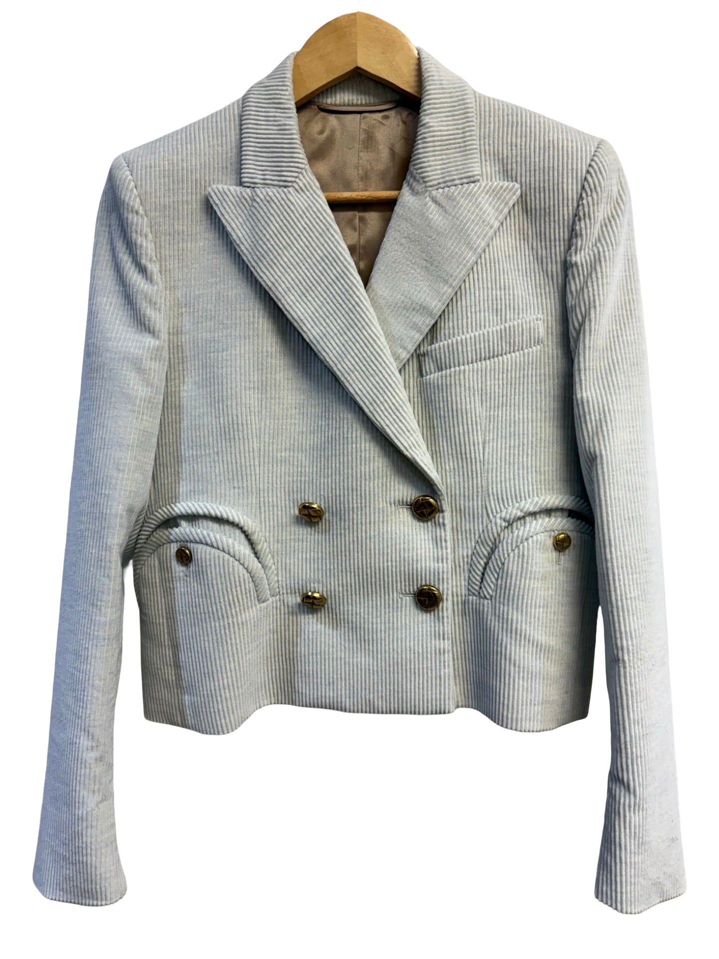 Blaze Milano Blue Cord Blazer 00