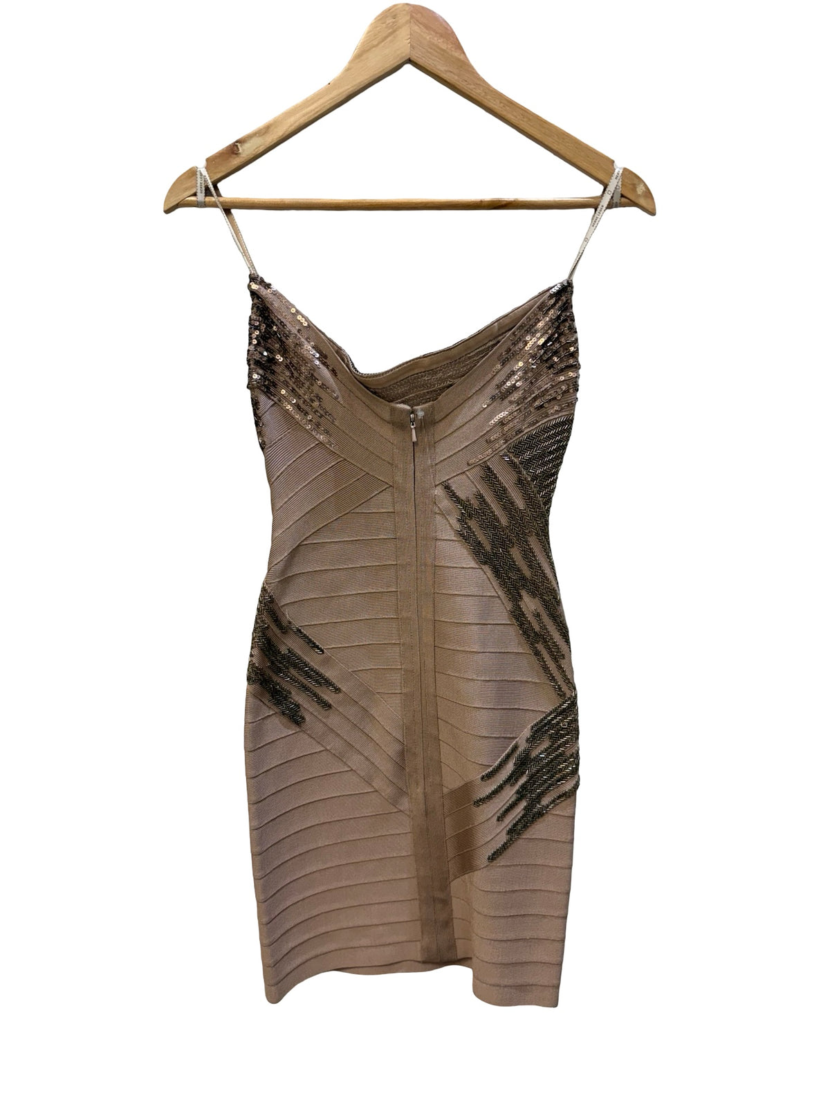 Herve Leger Bronze Dress S