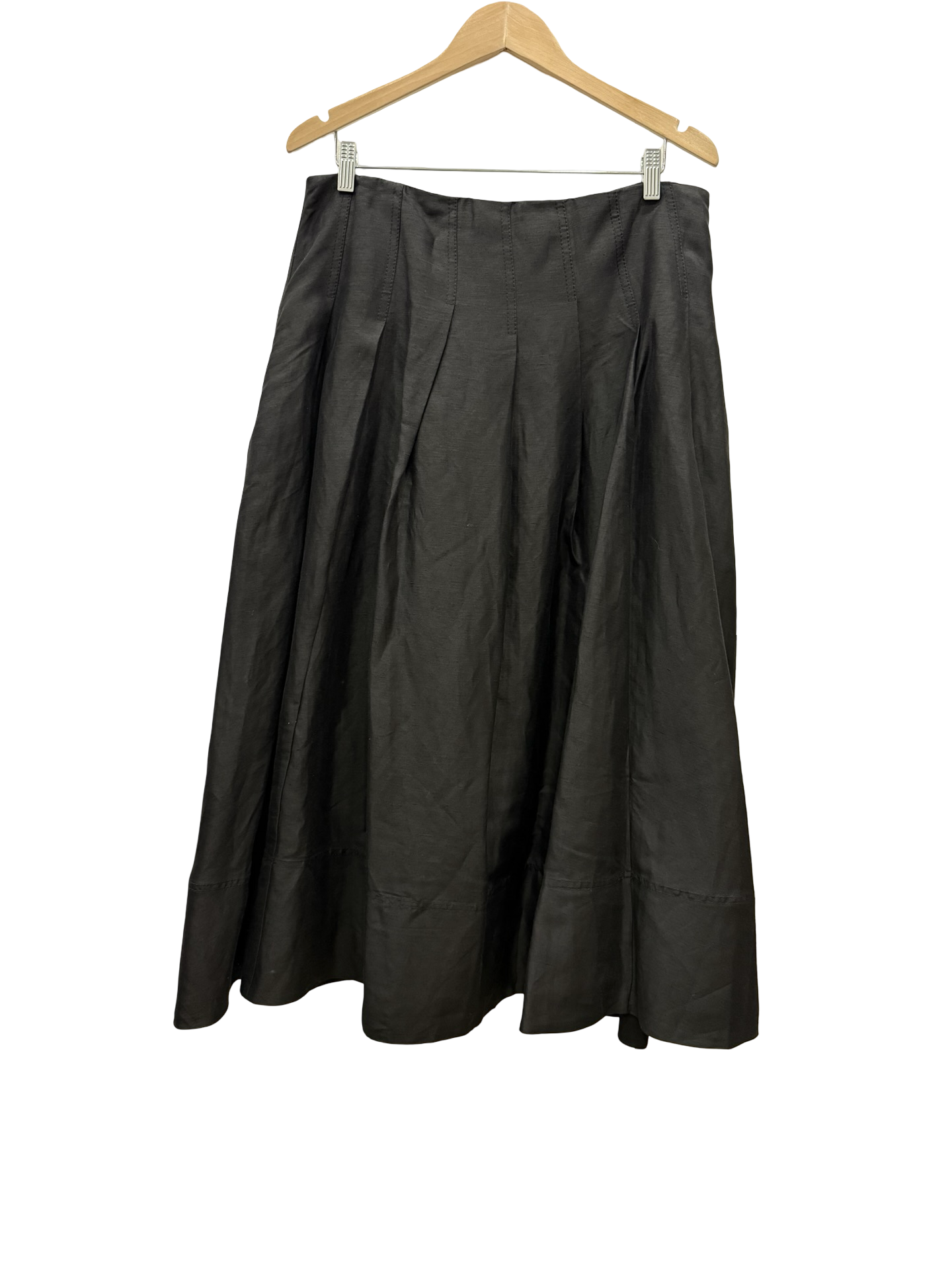Aje Black Pleated Skirt 16