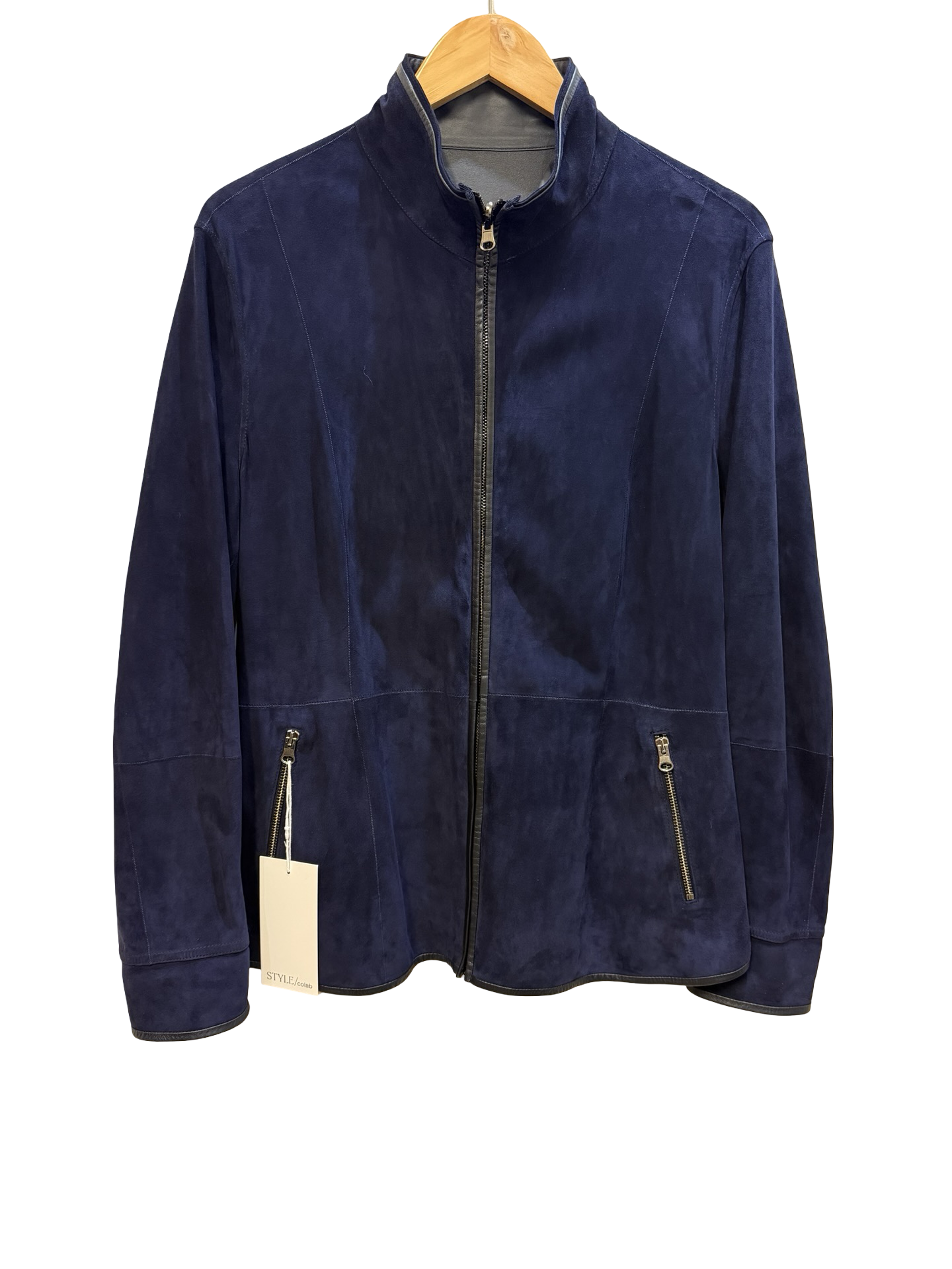 Jacqui Fernades Nvy/Blk Reversable Jkt 3XL