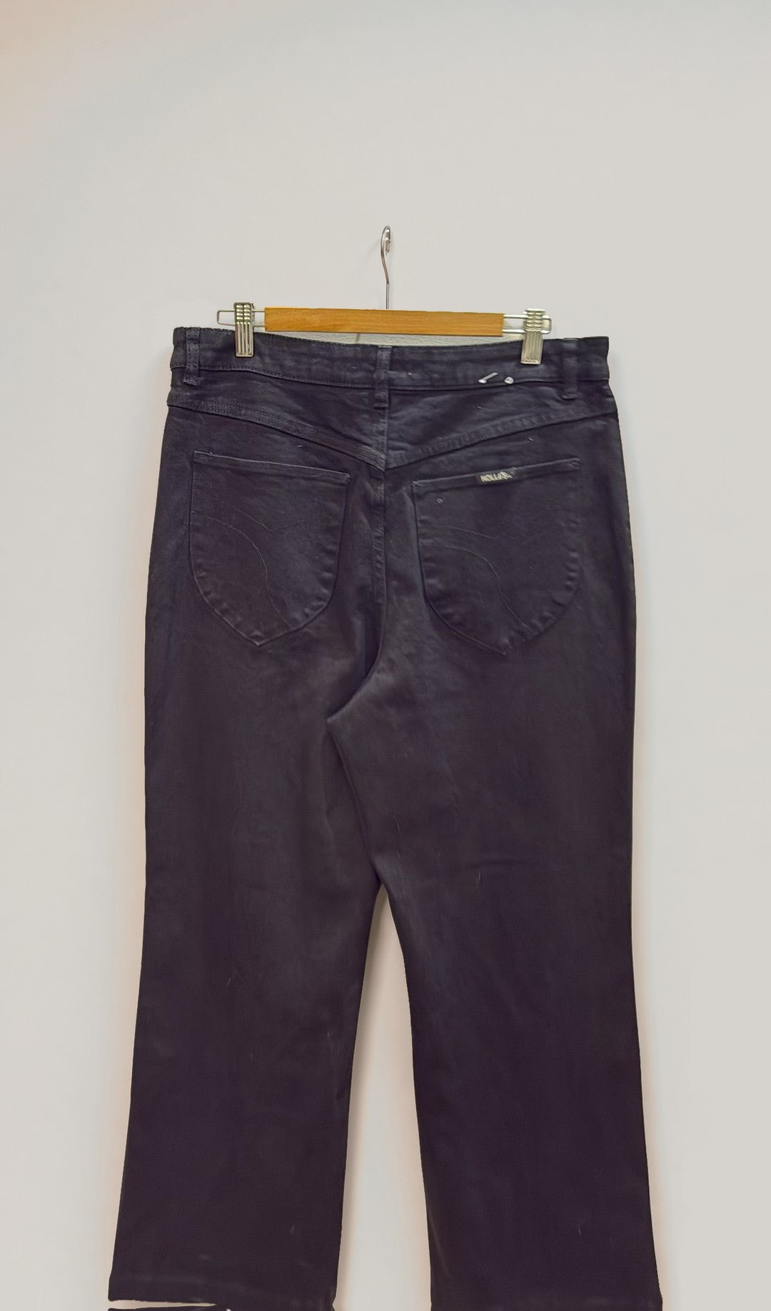 Rolla's Black Wide Leg Jeans 33