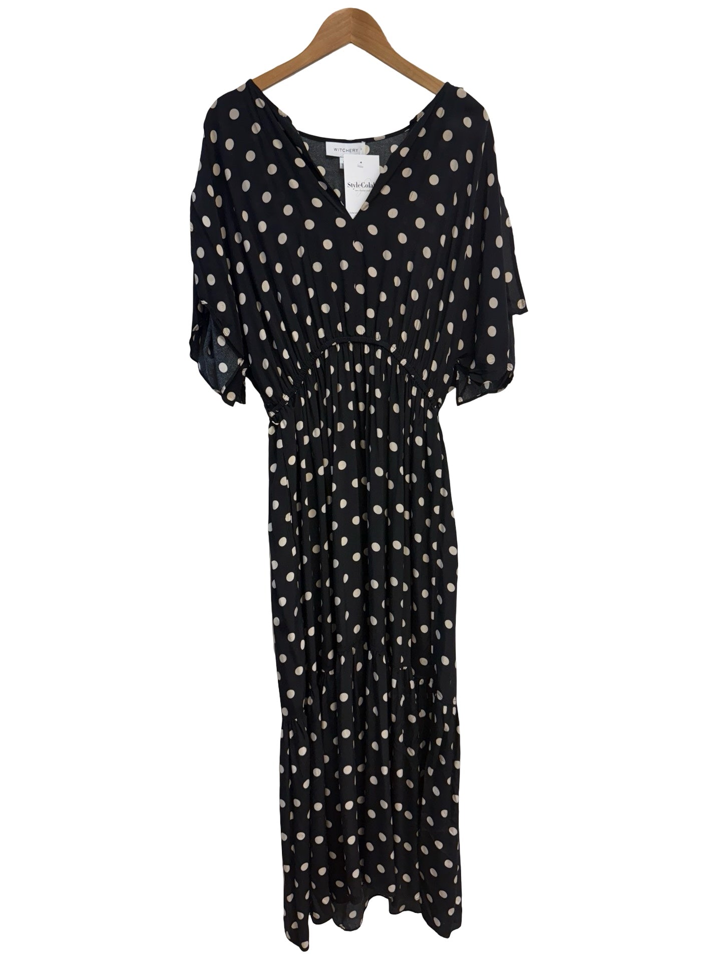 Witchery Black Maxi Dress 10