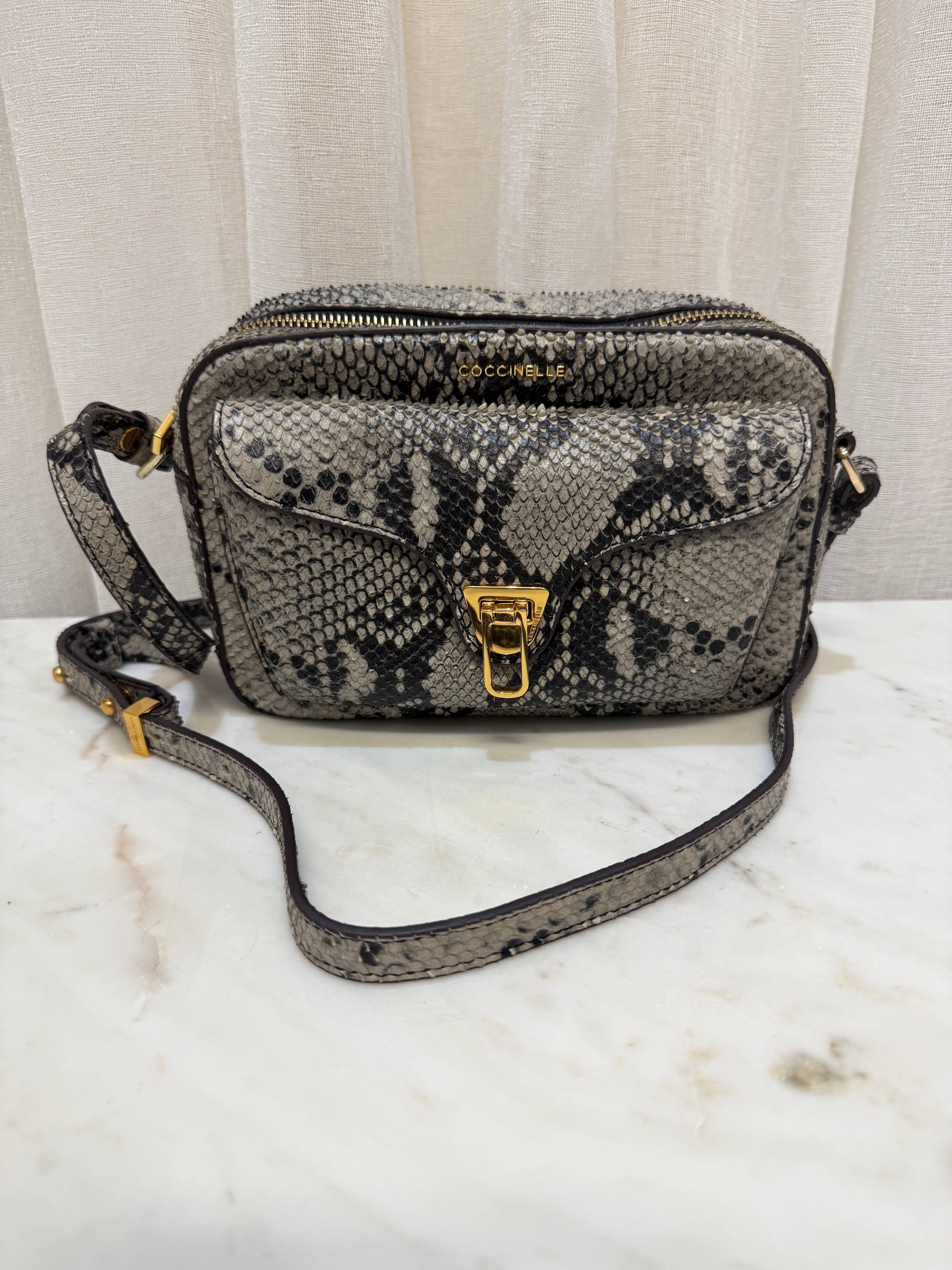 Coccinelle Grey Beatsoft Crossbody