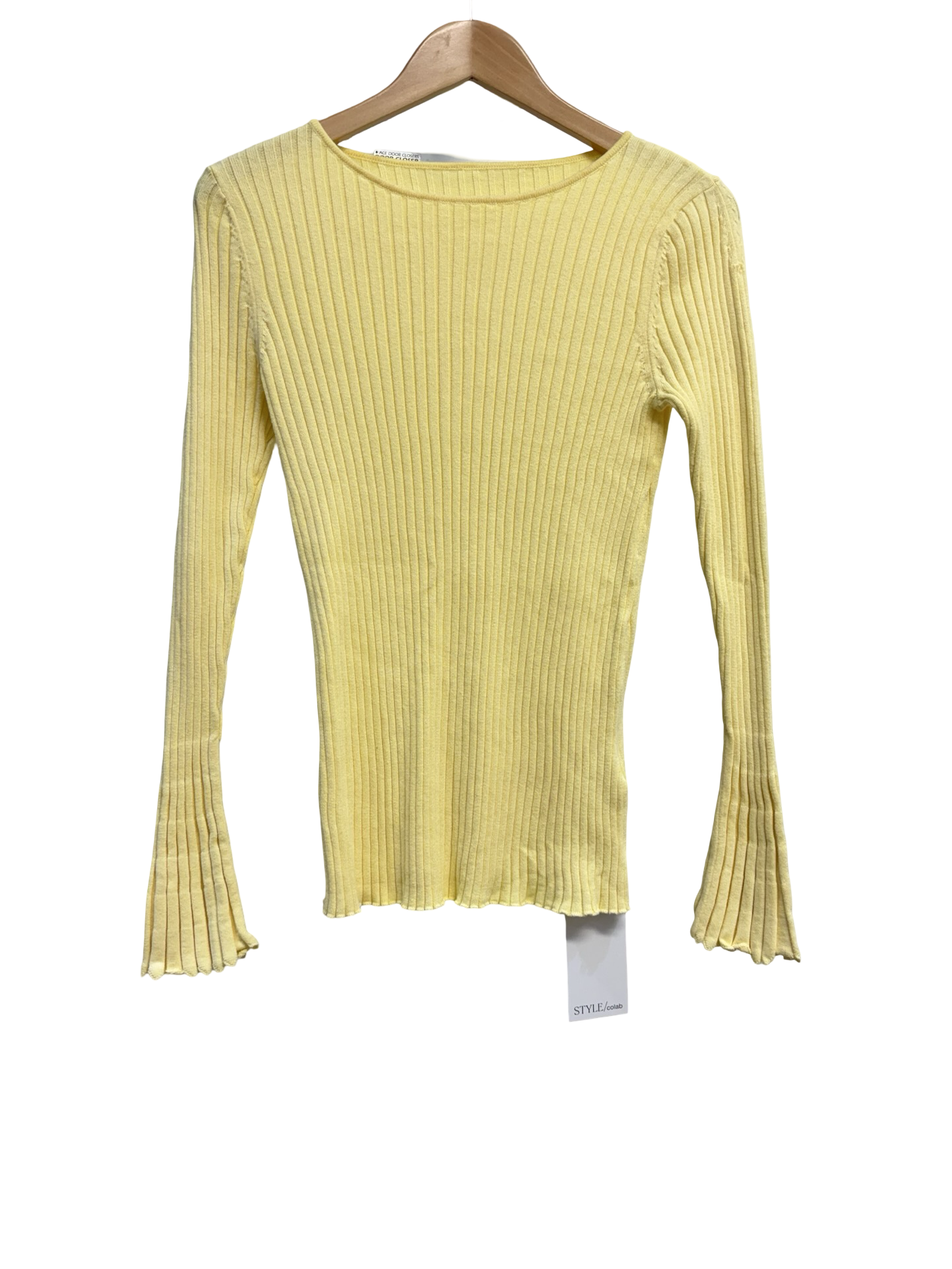 Friends w Frank Yellow LS Knit M