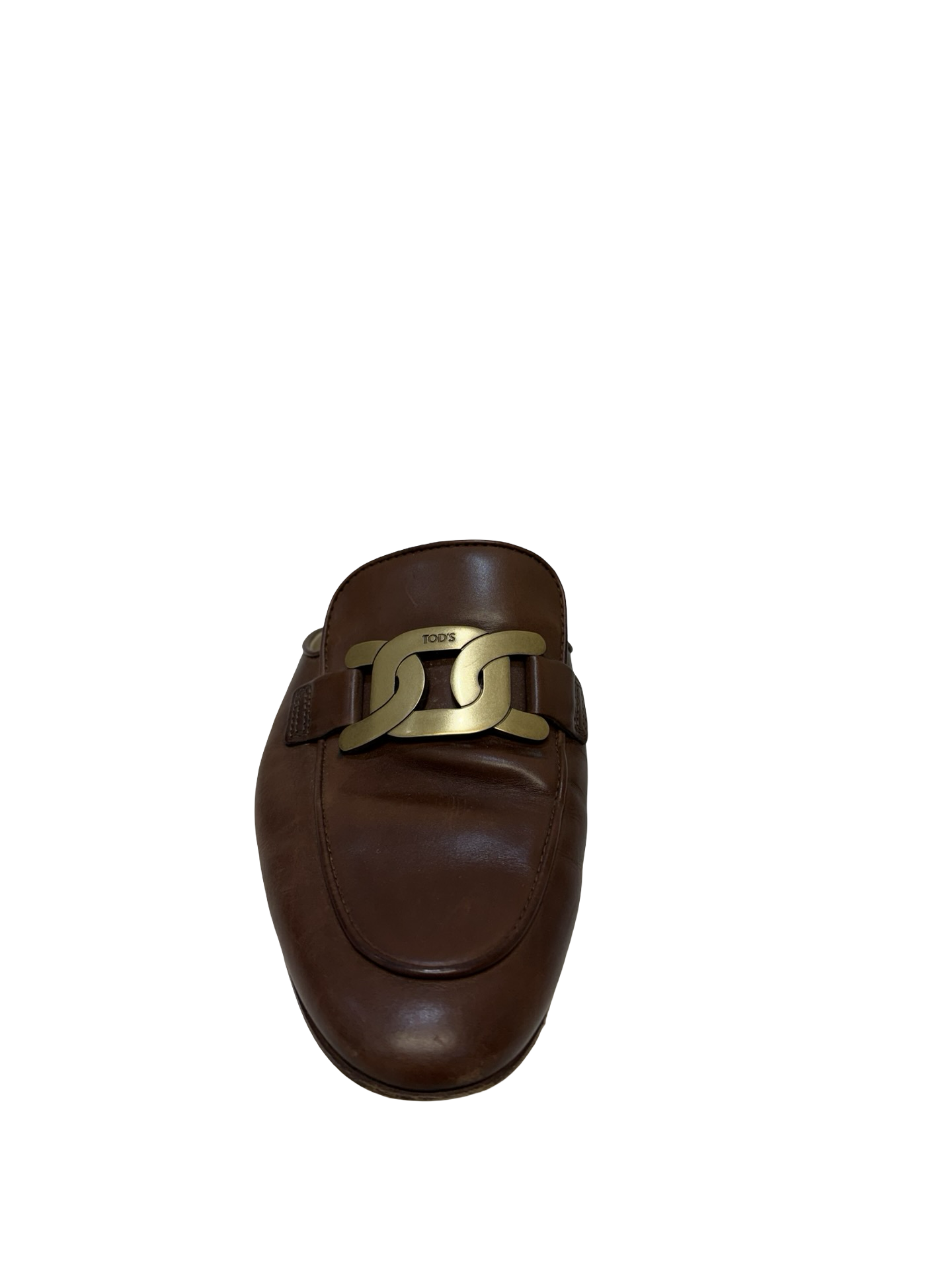 Tods Brown Leather Loafer 39