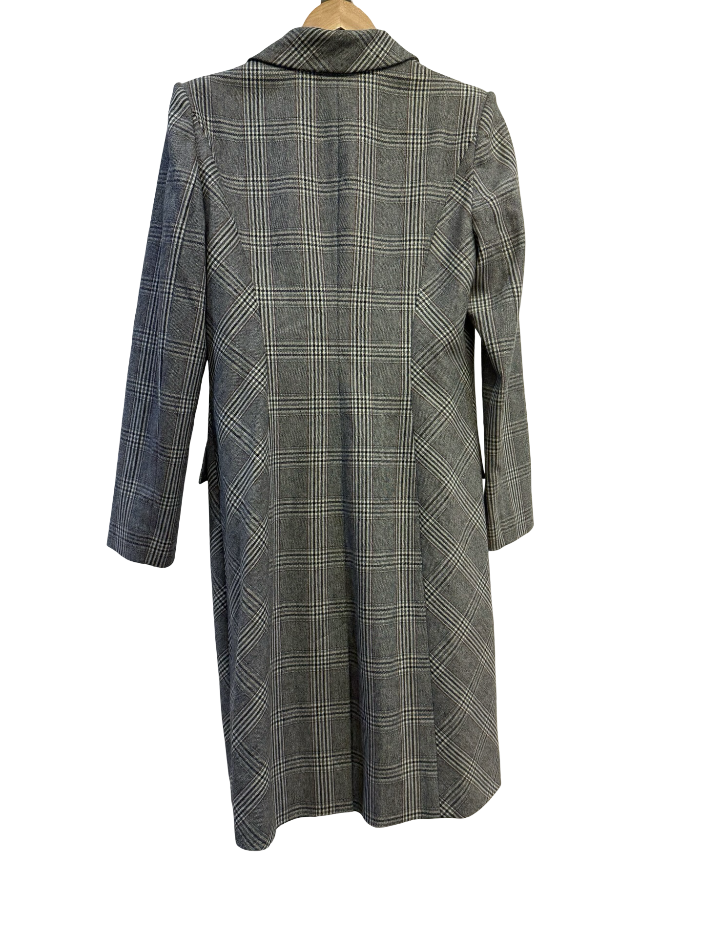 Cue Grey Check Coat 10