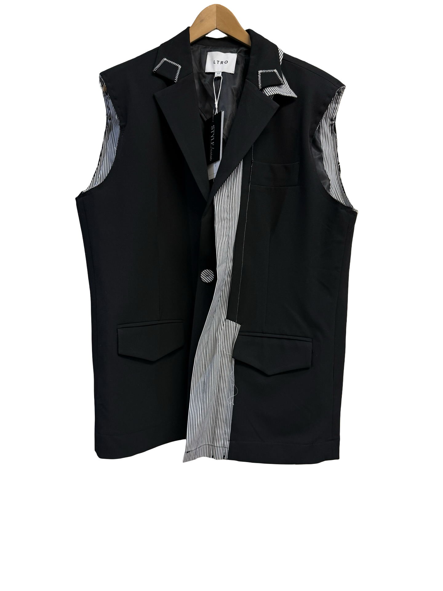 LTRO Black/Stripe Vest M
