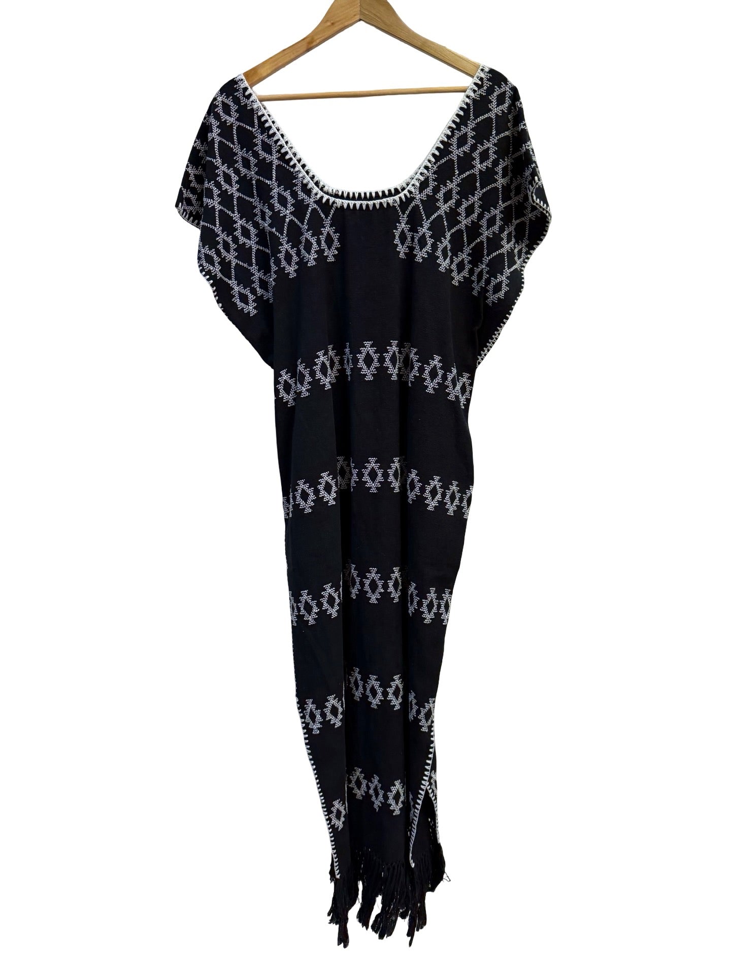 Pippa Holt Black/White Kaftan O/S