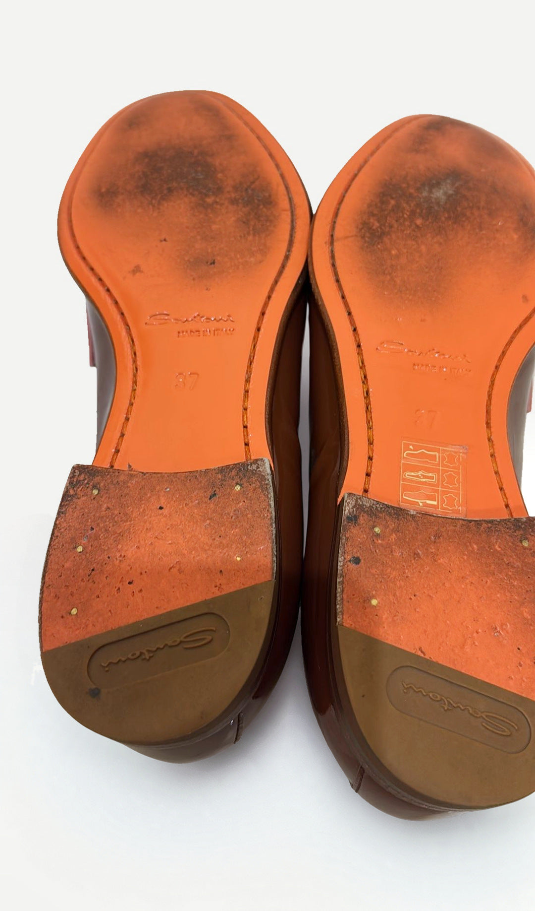 Santoni Brown Loafers 37 WDB