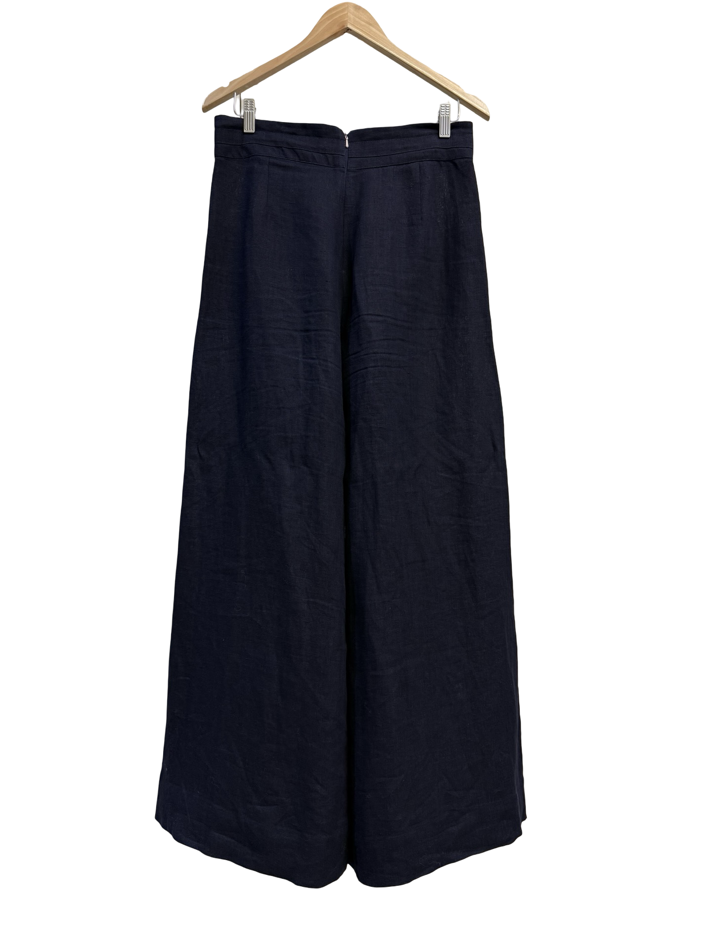 Lulu Zagame Navy Linen Pants 1