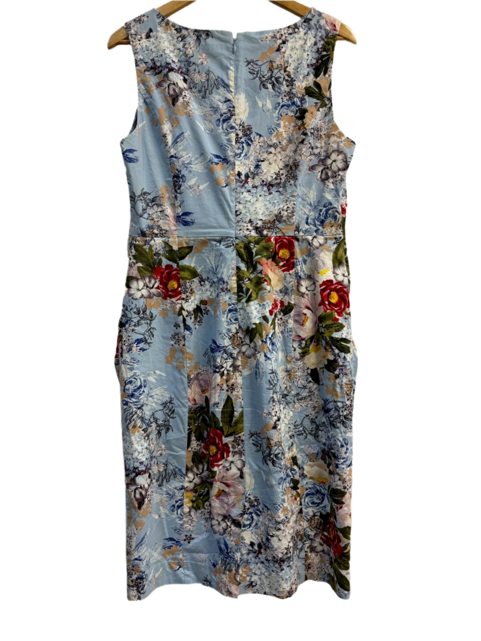 Phase Eight Blue Printed Dress 12