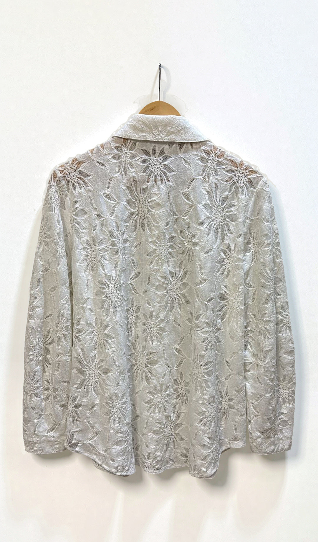 Mela Purdie White Lace Shirt 10