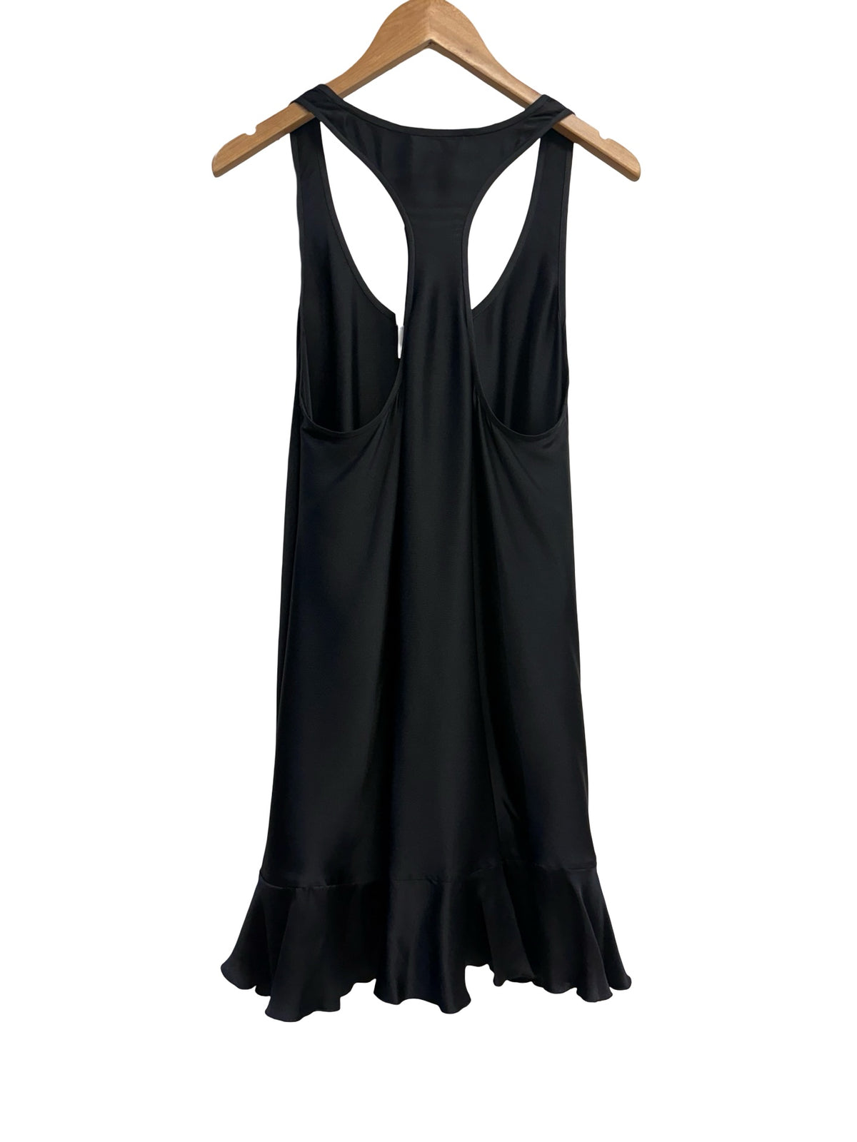 Anine Bing Black Silk Mini Dress M