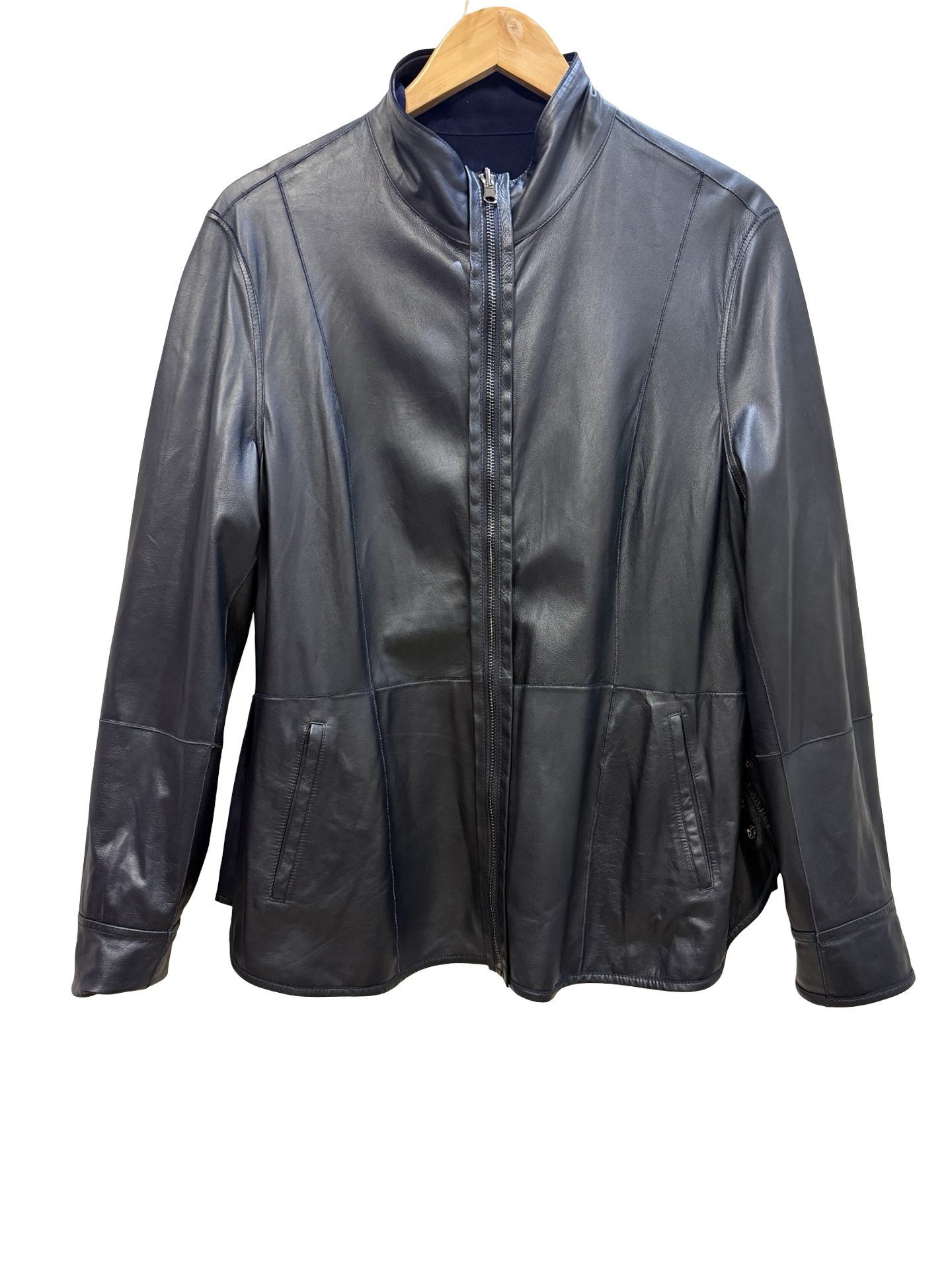 Jacqui Fernades Nvy/Blk Reversable Jkt 3XL